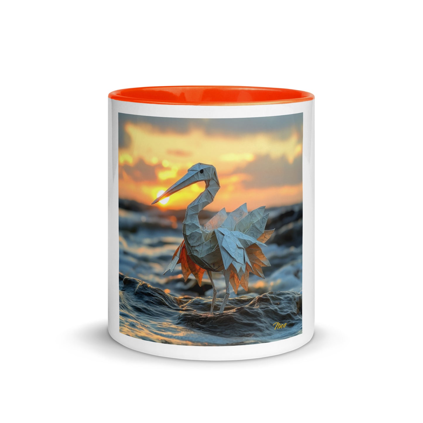 By The Seaside Series Print #1 - Mug with Color Inside