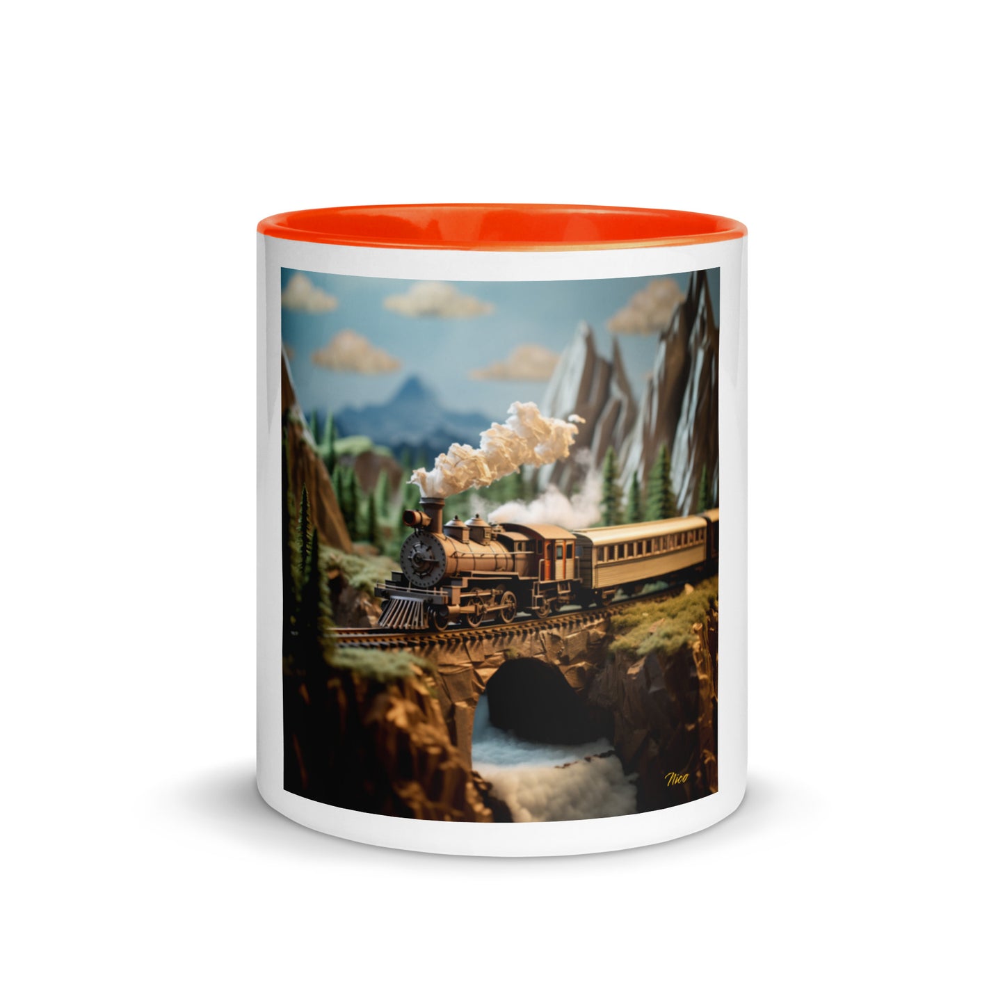 Orient Express Series Print #5 - Mug with Color Inside