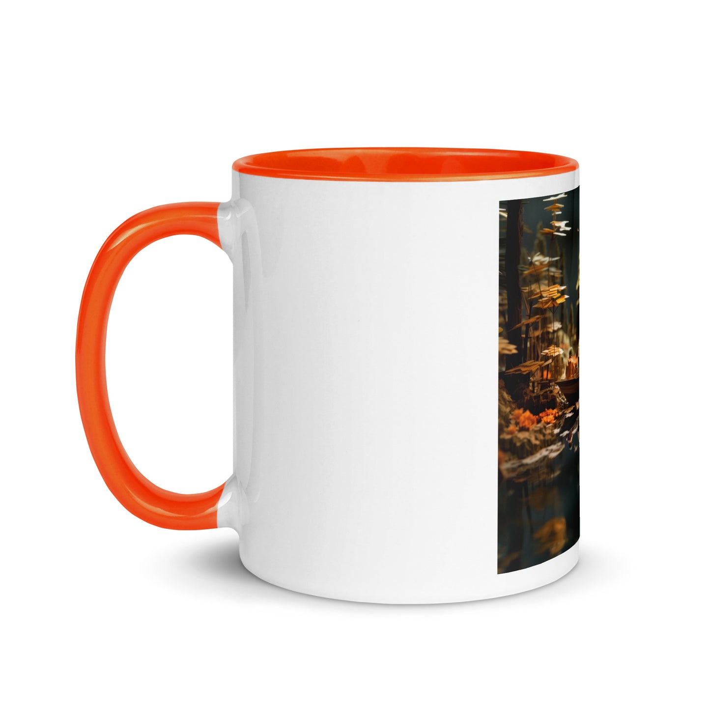 Born On A Bayou Print #10 Mug with Color Inside