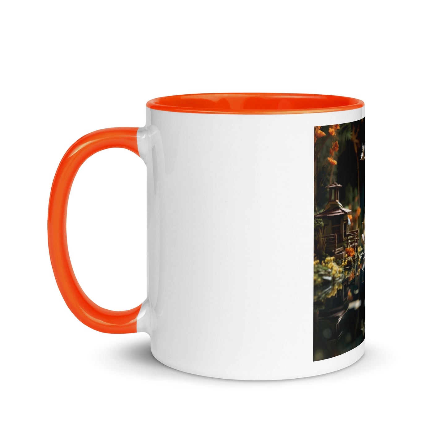 Born On A Bayou Print #6 Mug with Color Inside