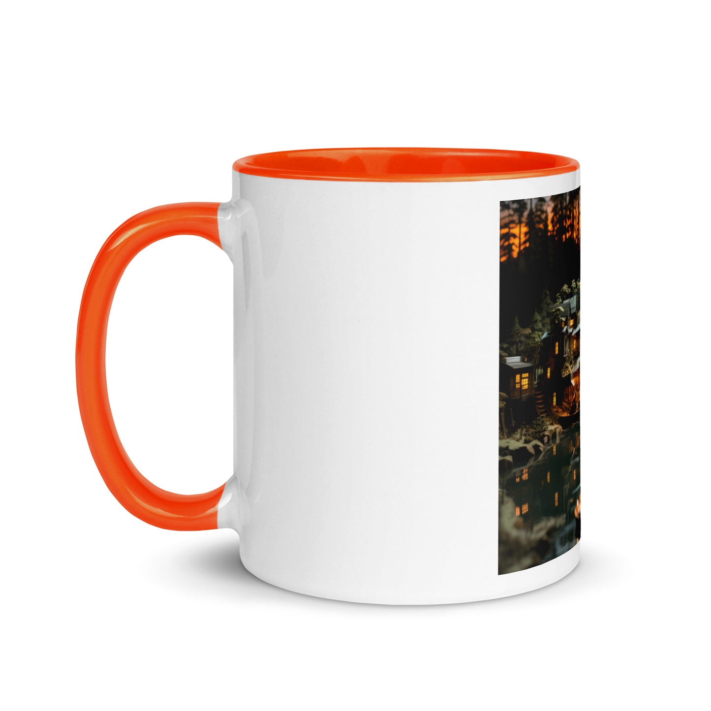 Born On A Bayou Print #2 Mug with Color Inside