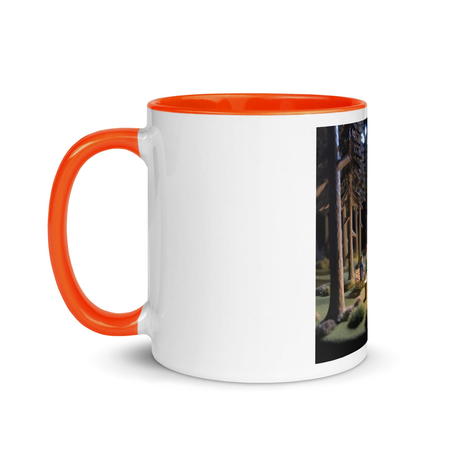 Under The Starry Skies Series Print #7 Mug with Color Inside