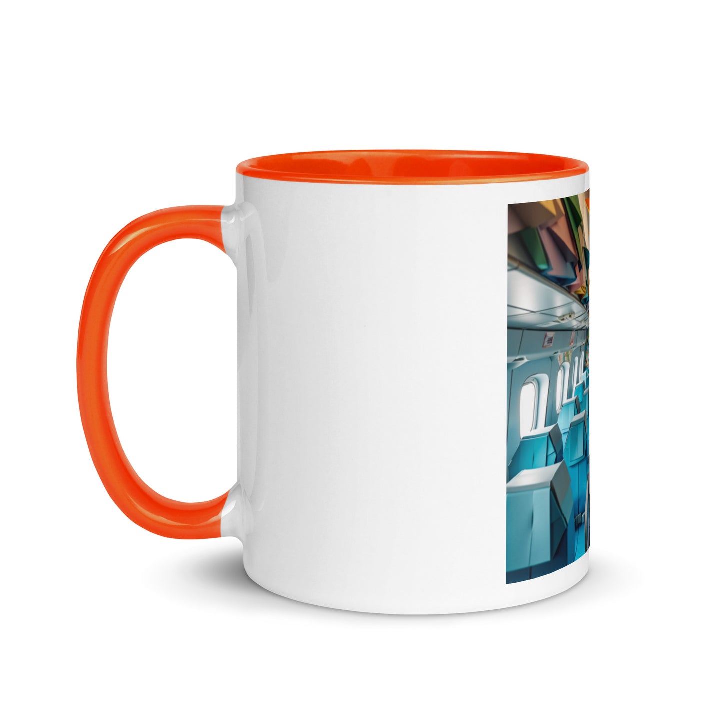 Frequent Flyer Miles Series Print #6 Mug with Color Inside