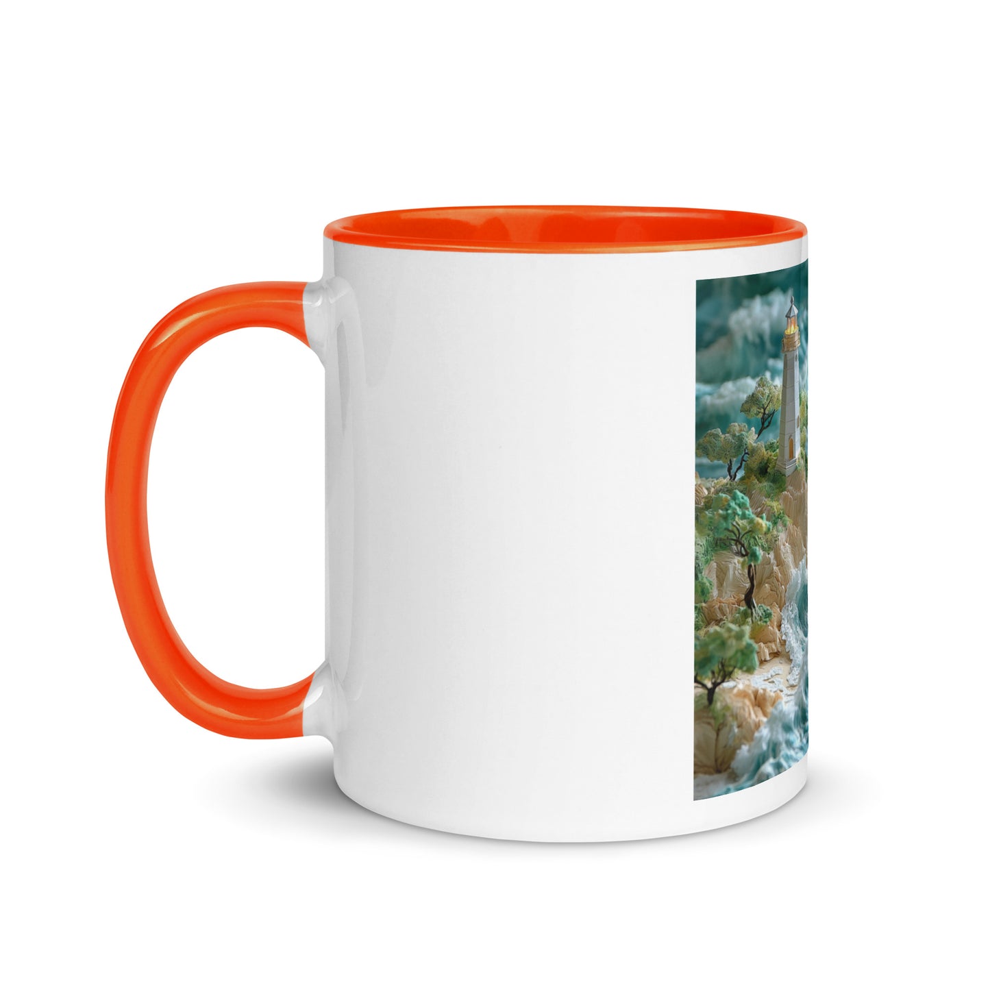 By The Seaside Series Print #9 - Mug with Color Inside