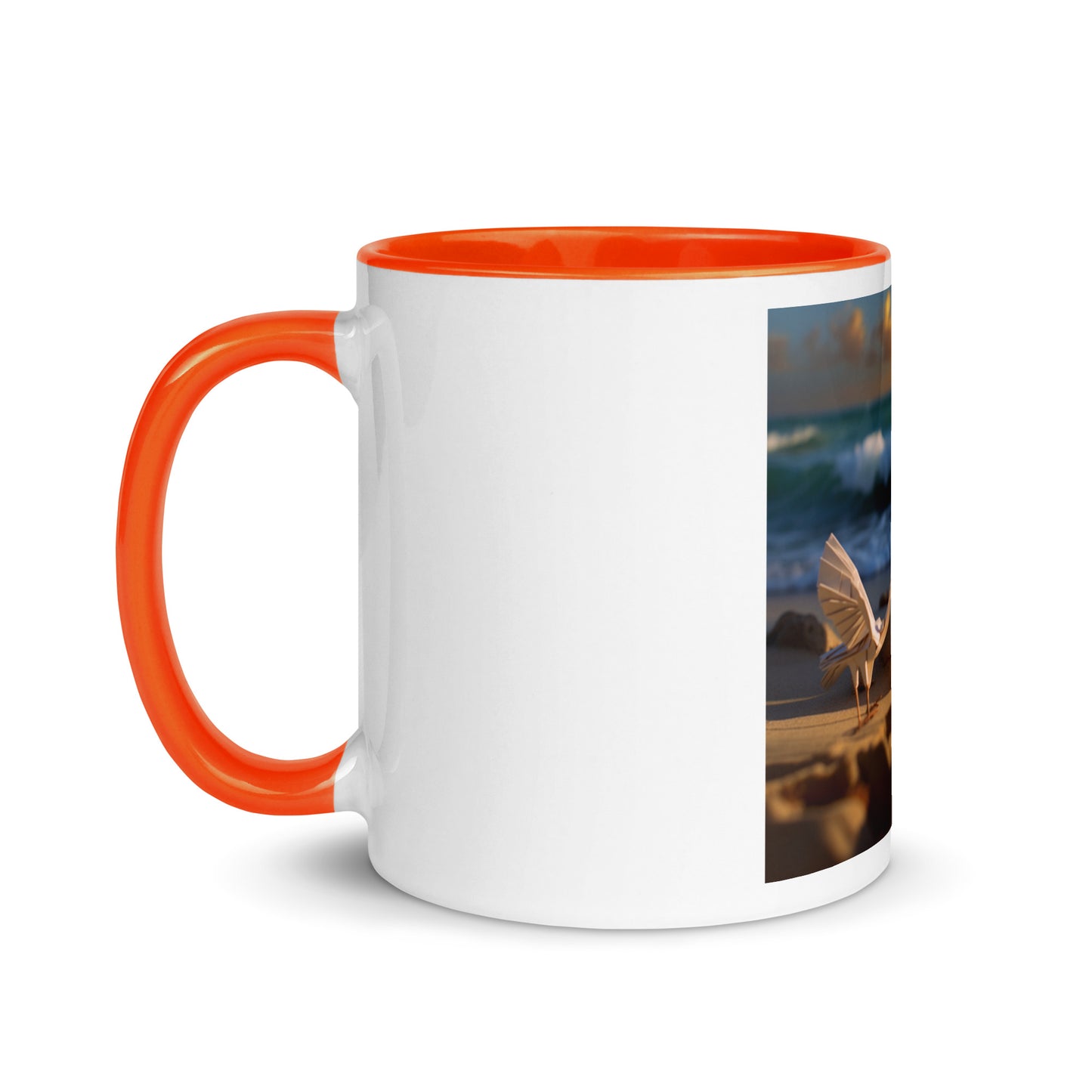 By The Seaside Series Print #3 - Mug with Color Inside