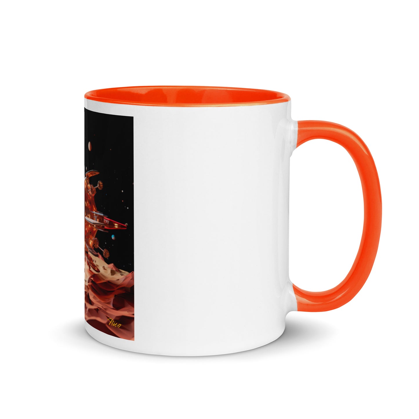 Elons' Dream Series Print #5 Mug with Color Inside