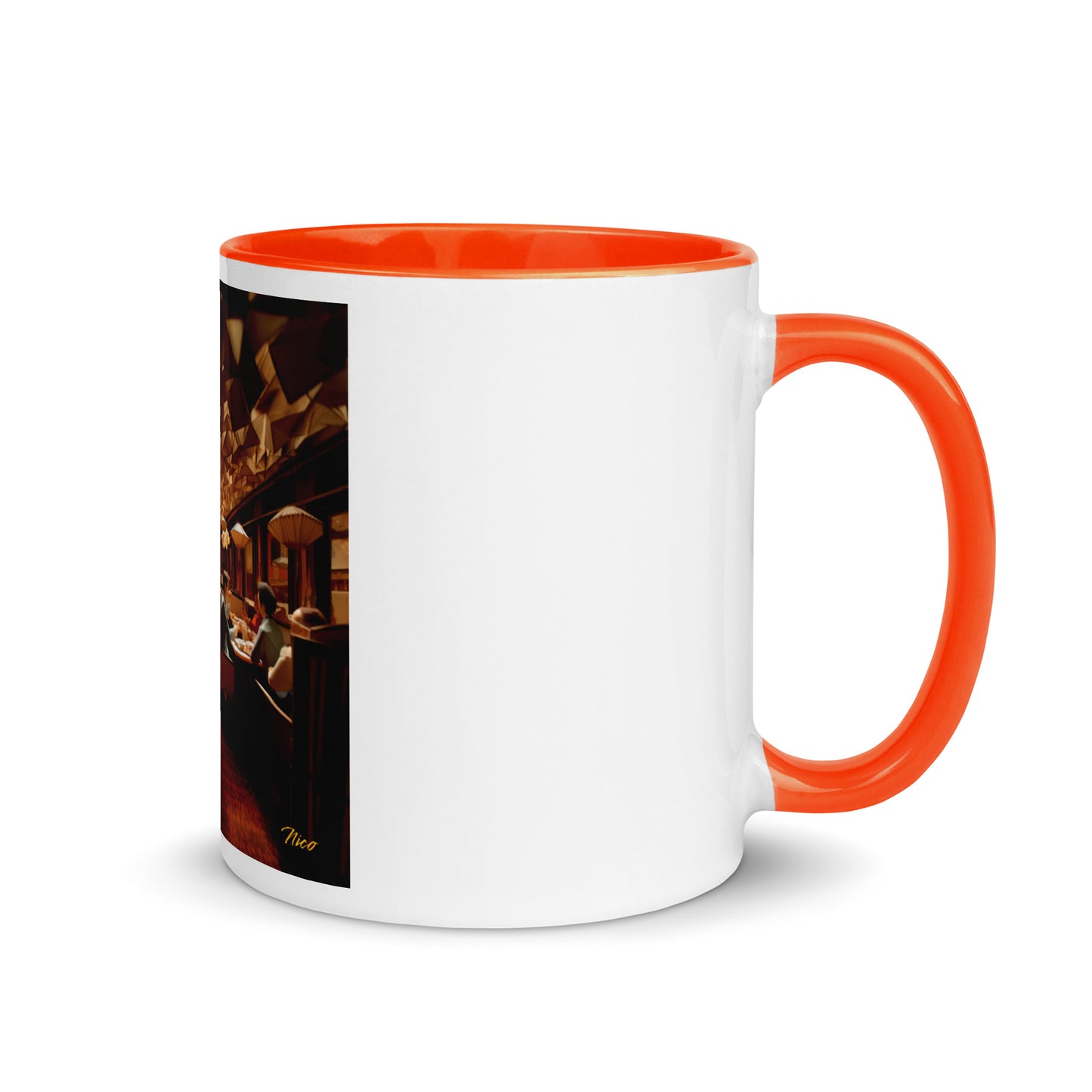 Oriient Express Series Print #2 Mug with Color Inside