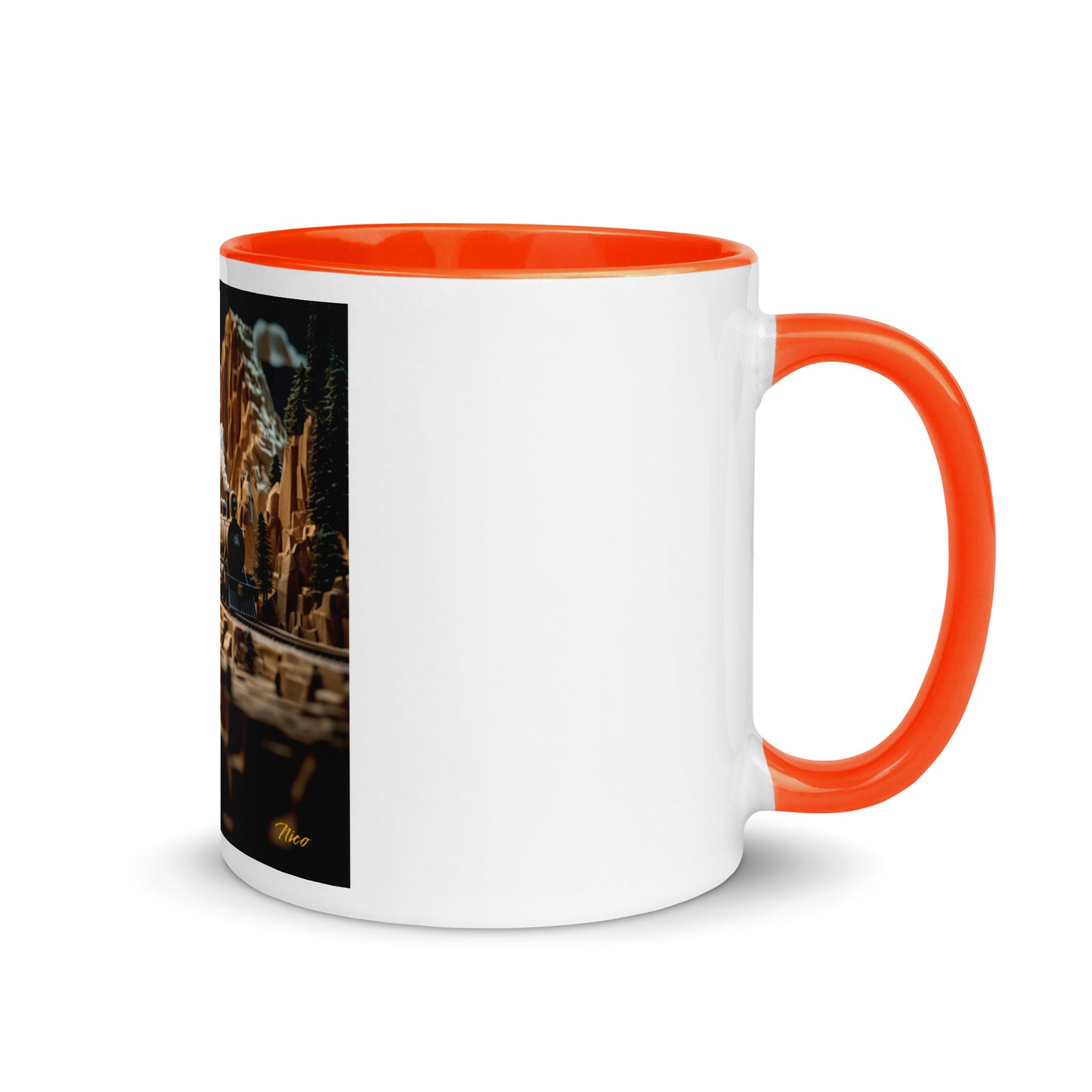 Orient Express Series Print #9 Mug with Color Inside