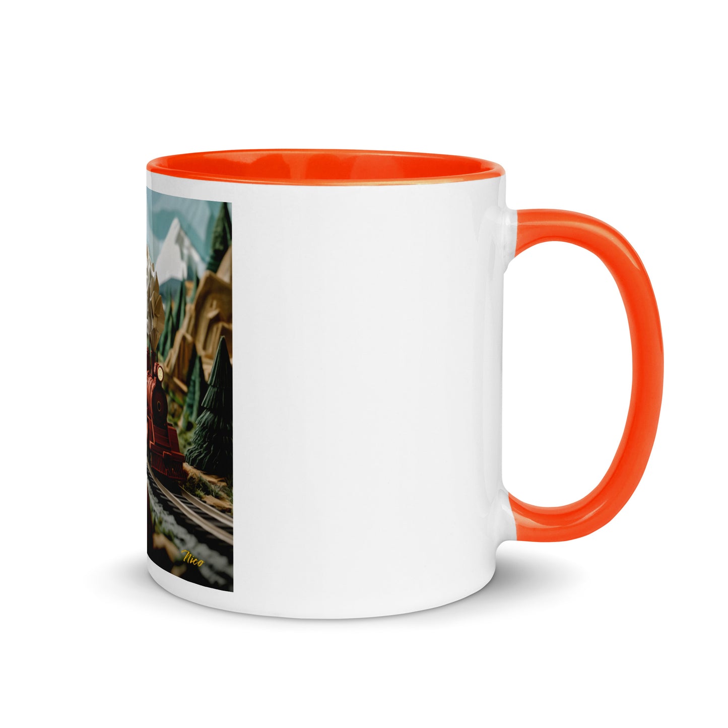 Orient Express Series Print #3 Mug with Color Inside