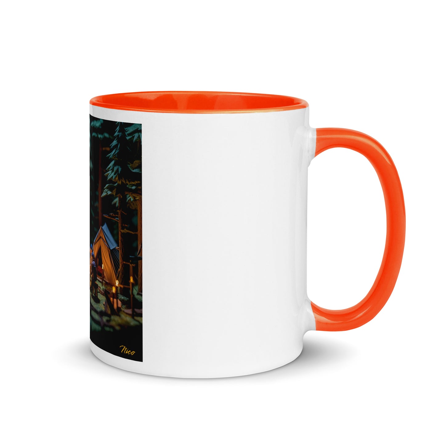 Under The Starry Skies Series Print #10 Mug with Color Inside