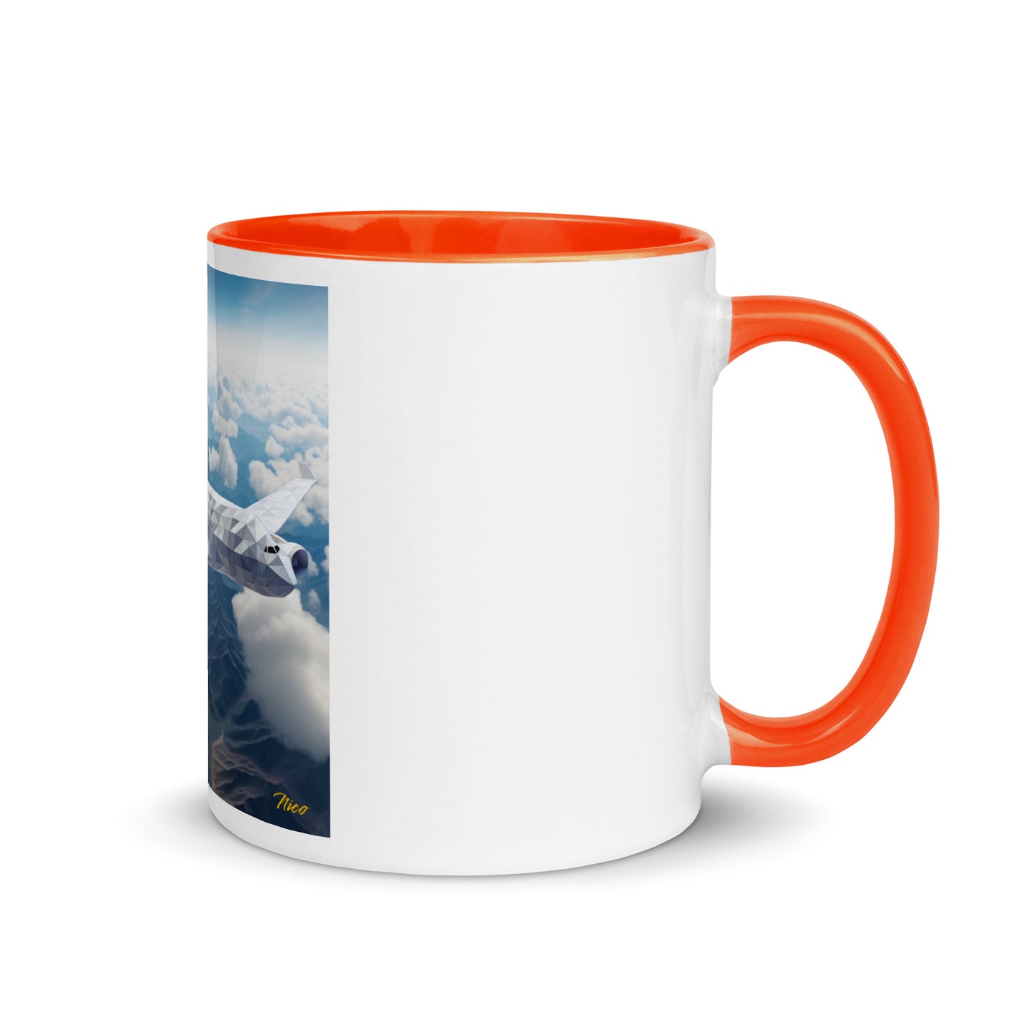 Frequent Flyer Miles Series Print #7 Mug with Color Inside