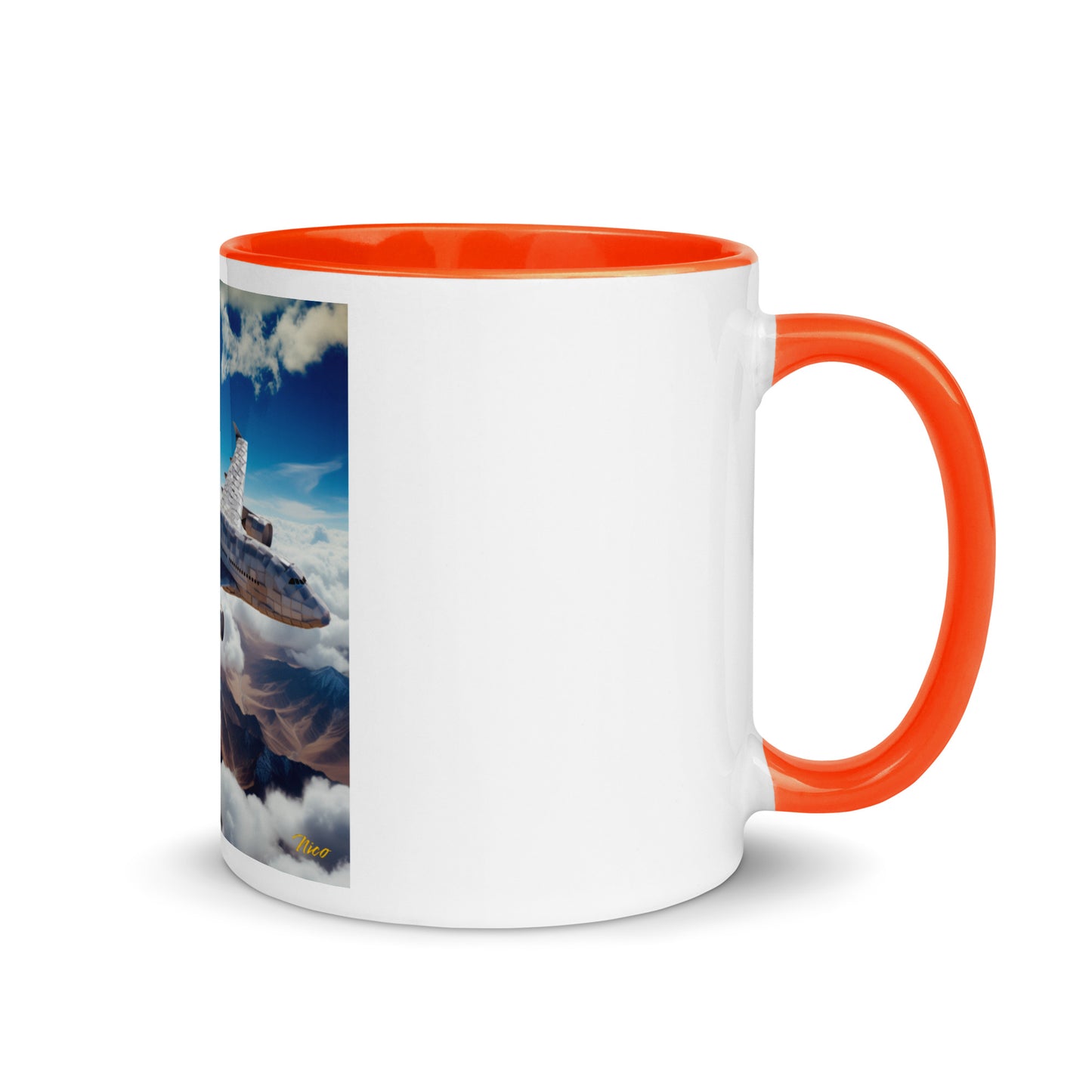 Frequent Flyer Miles Series Print #9 Mug with Color Inside