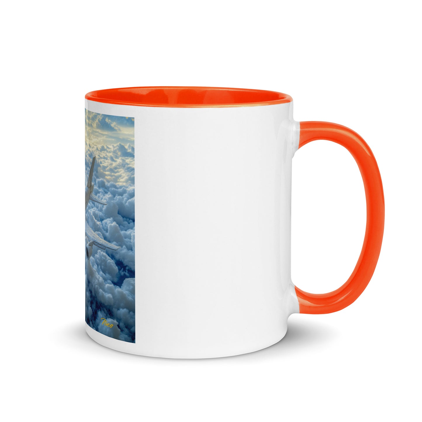 Frequent Flyer Miles Series Print #10 Mug with Color Inside