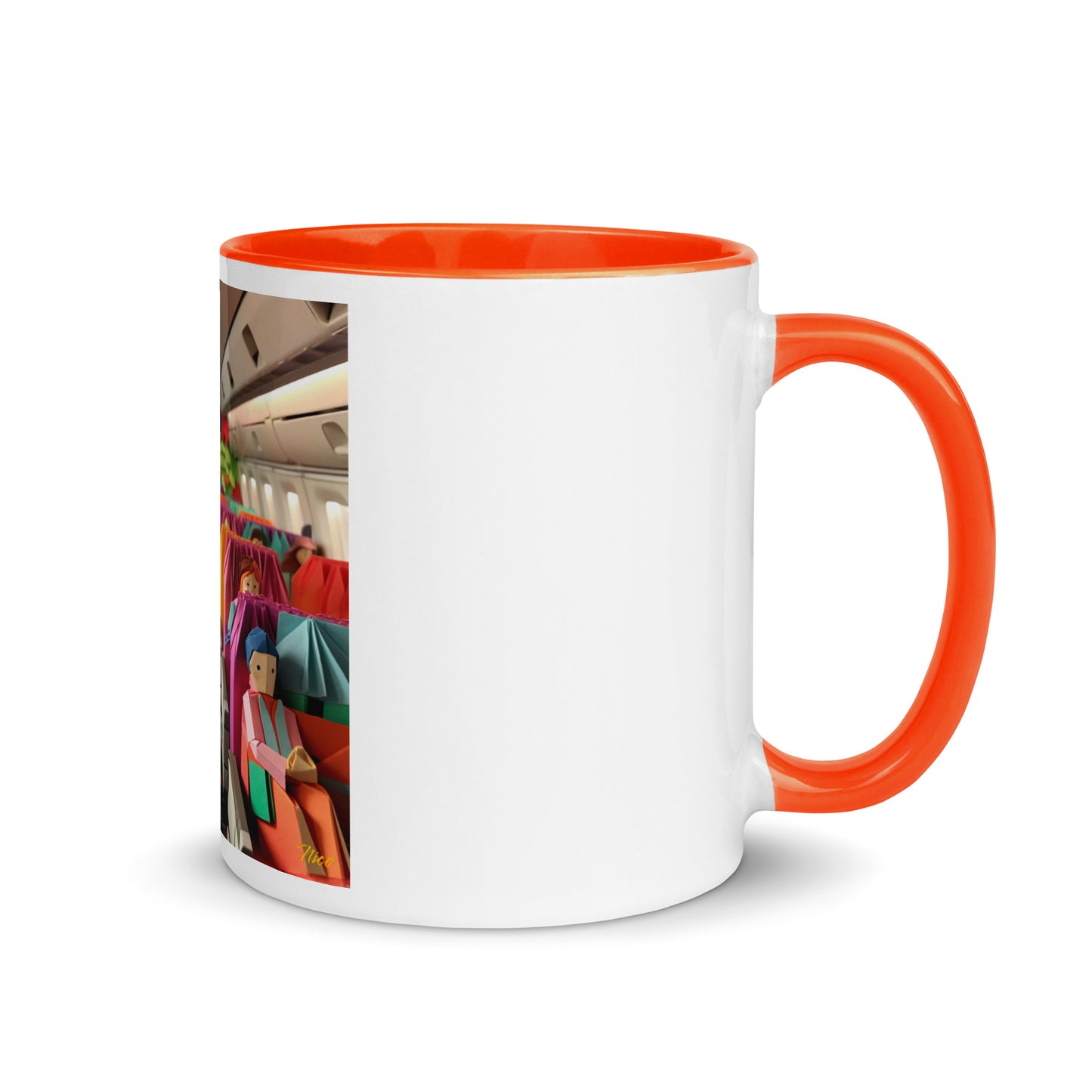 Frequent Flyer Miles Series Print #2 Mug with Color Inside