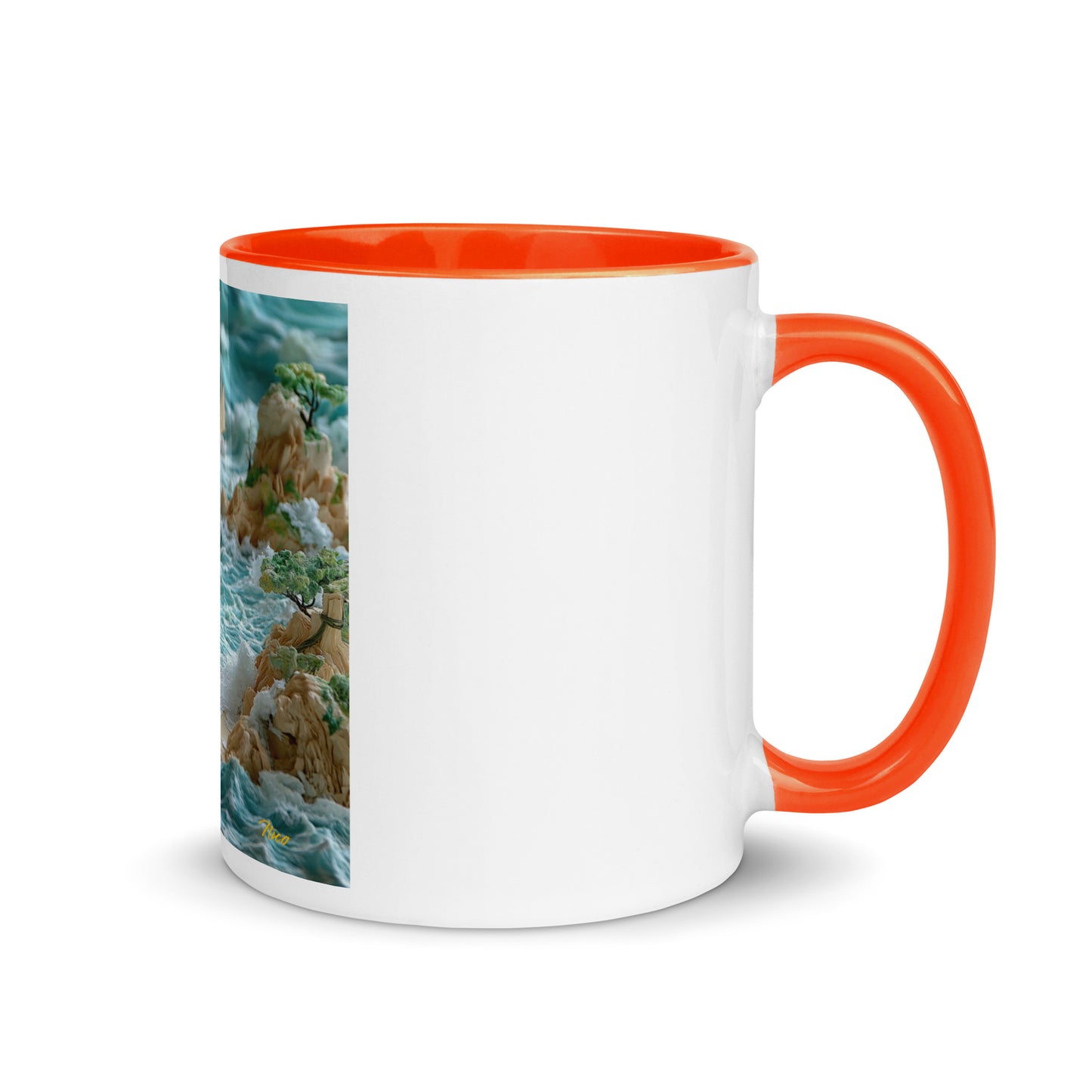 By The Seaside Series Print #9 - Mug with Color Inside