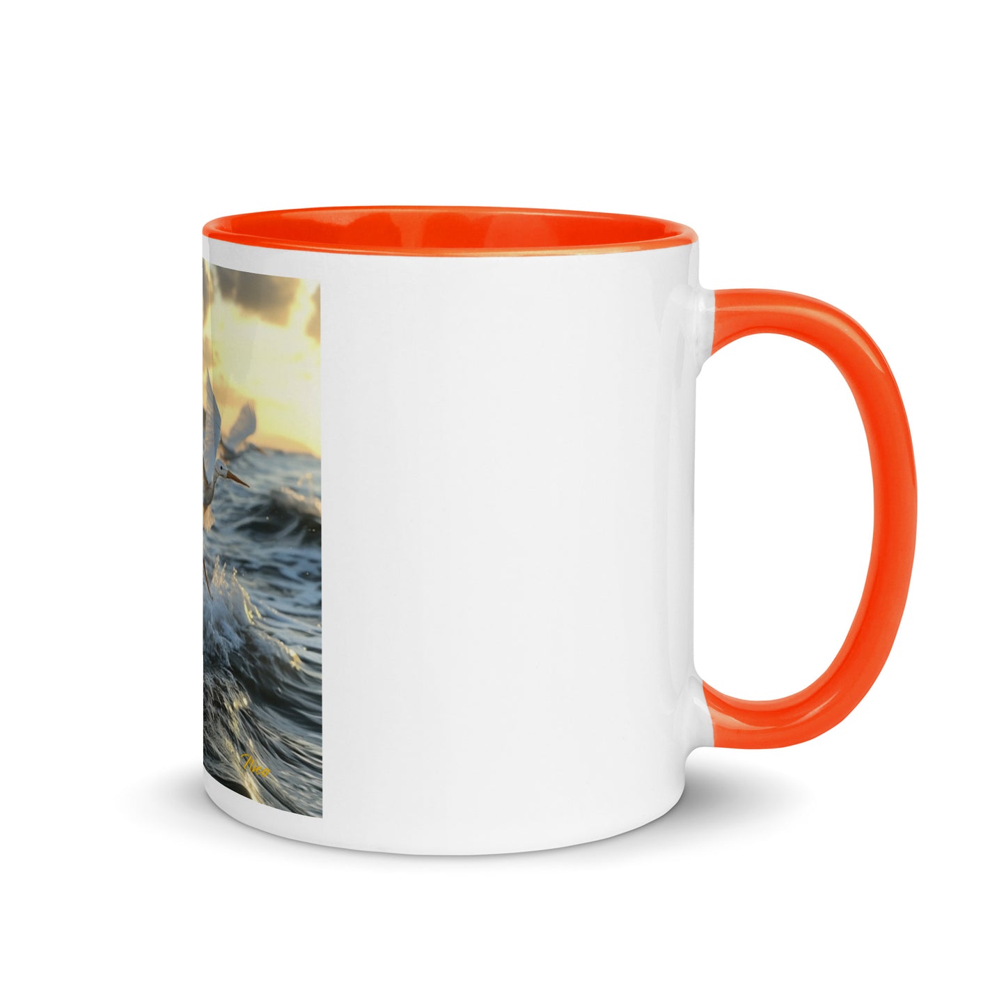 By The Seaside Series Print #10 - Mug with Color Inside