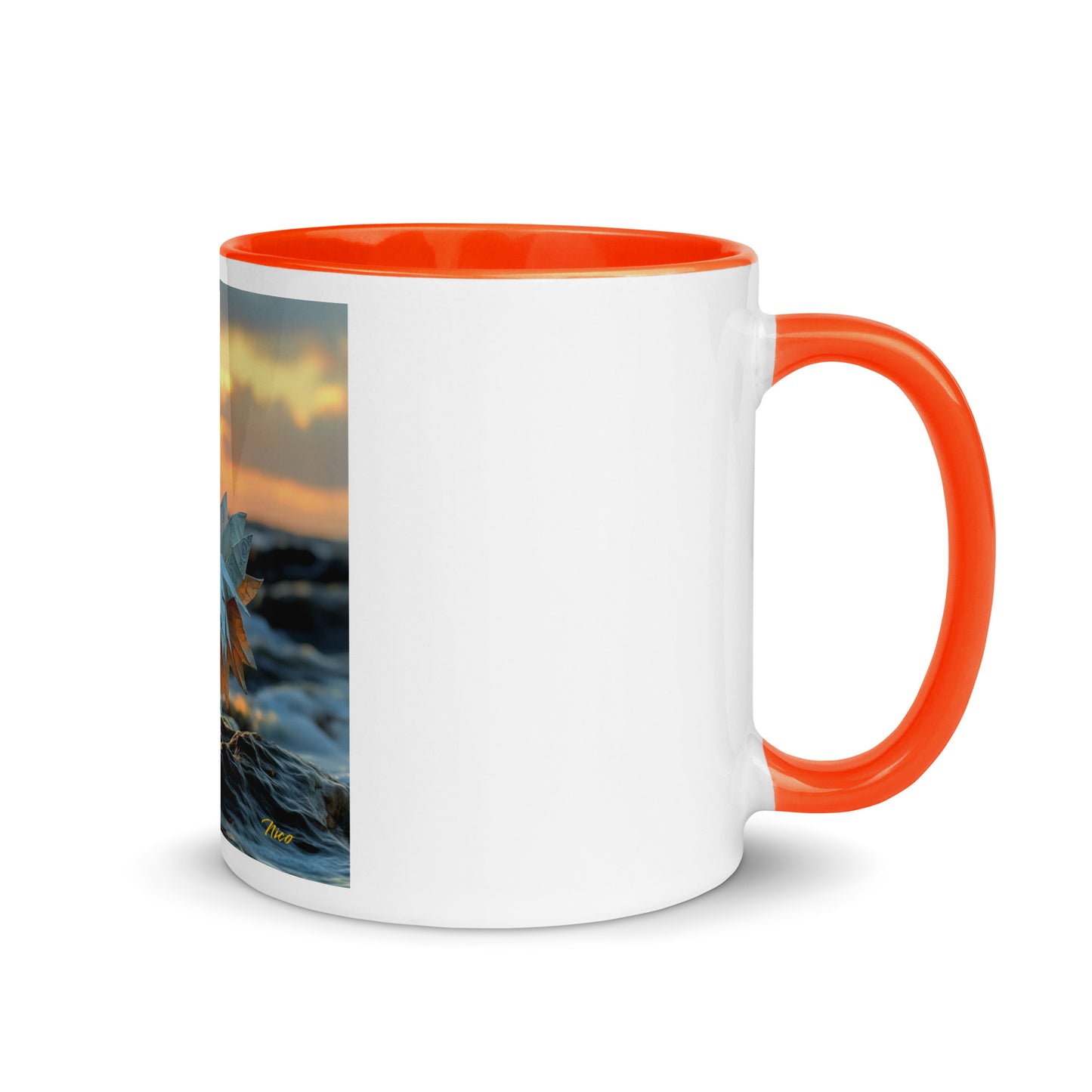 By The Seaside Series Print #1 - Mug with Color Inside