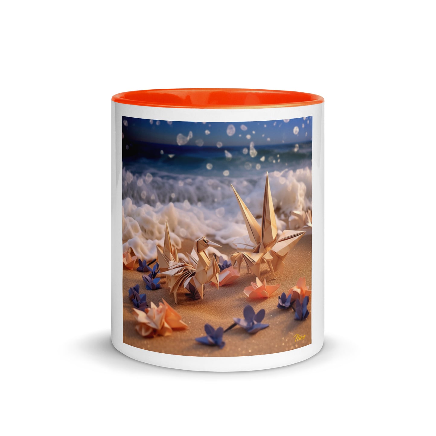 By The Seaside Series Print #10 - Mug with Color Inside