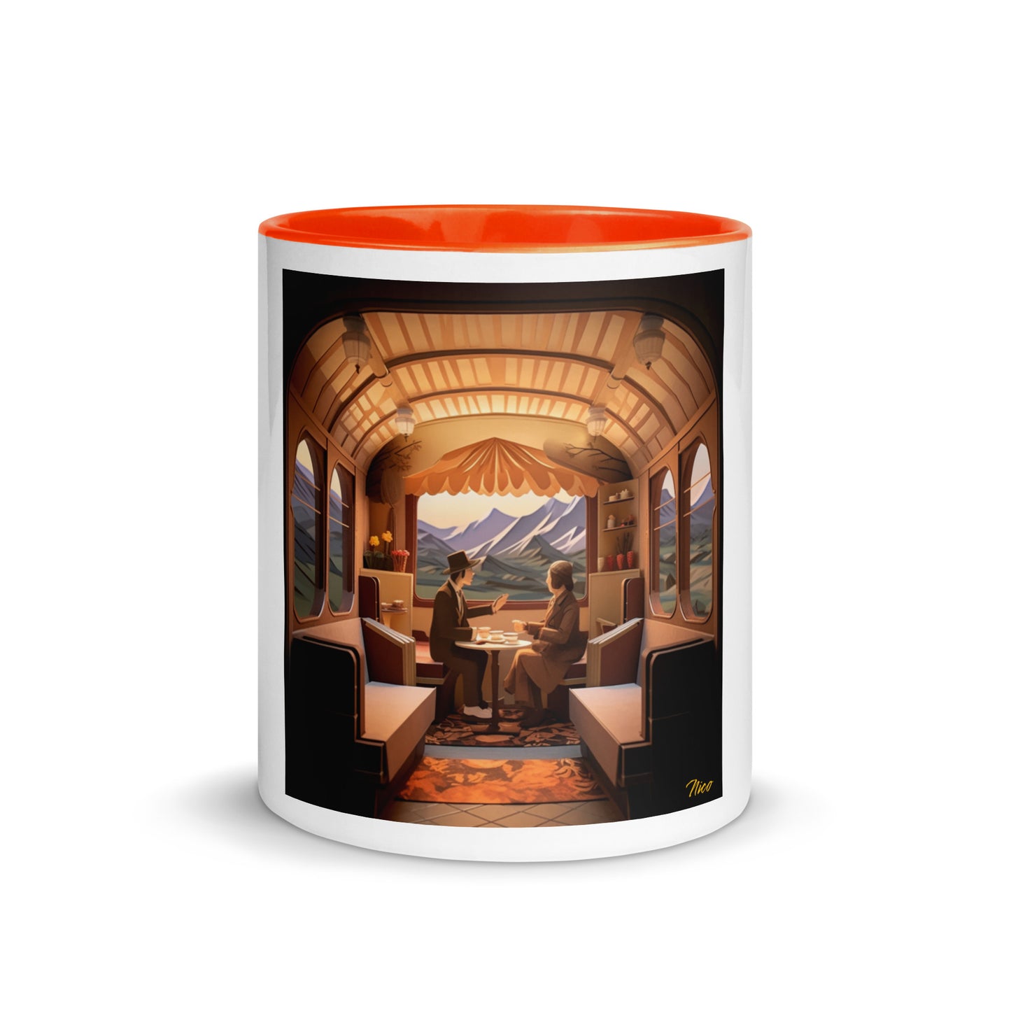 Orient Express Series Print #10 - Mug with Color Inside