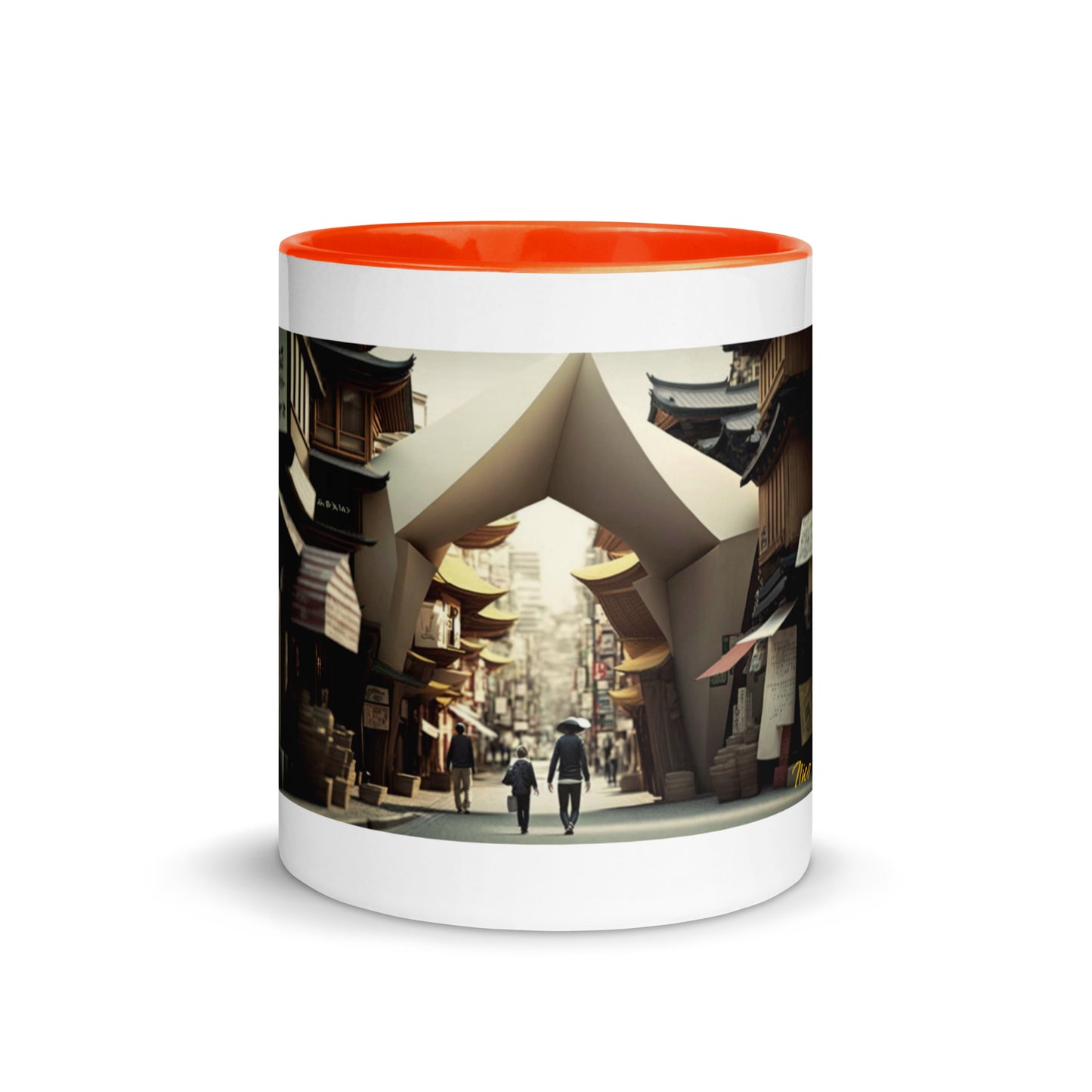 Via The Metropolis Series Print #8 - Mug with Color Inside