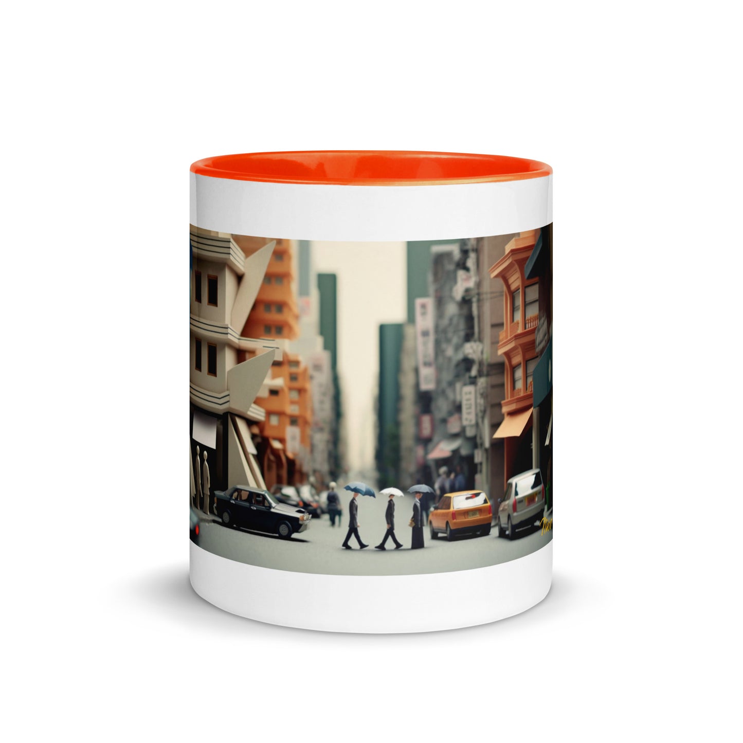 Via The Metropolis Series Print #7 - Mug with Color Inside