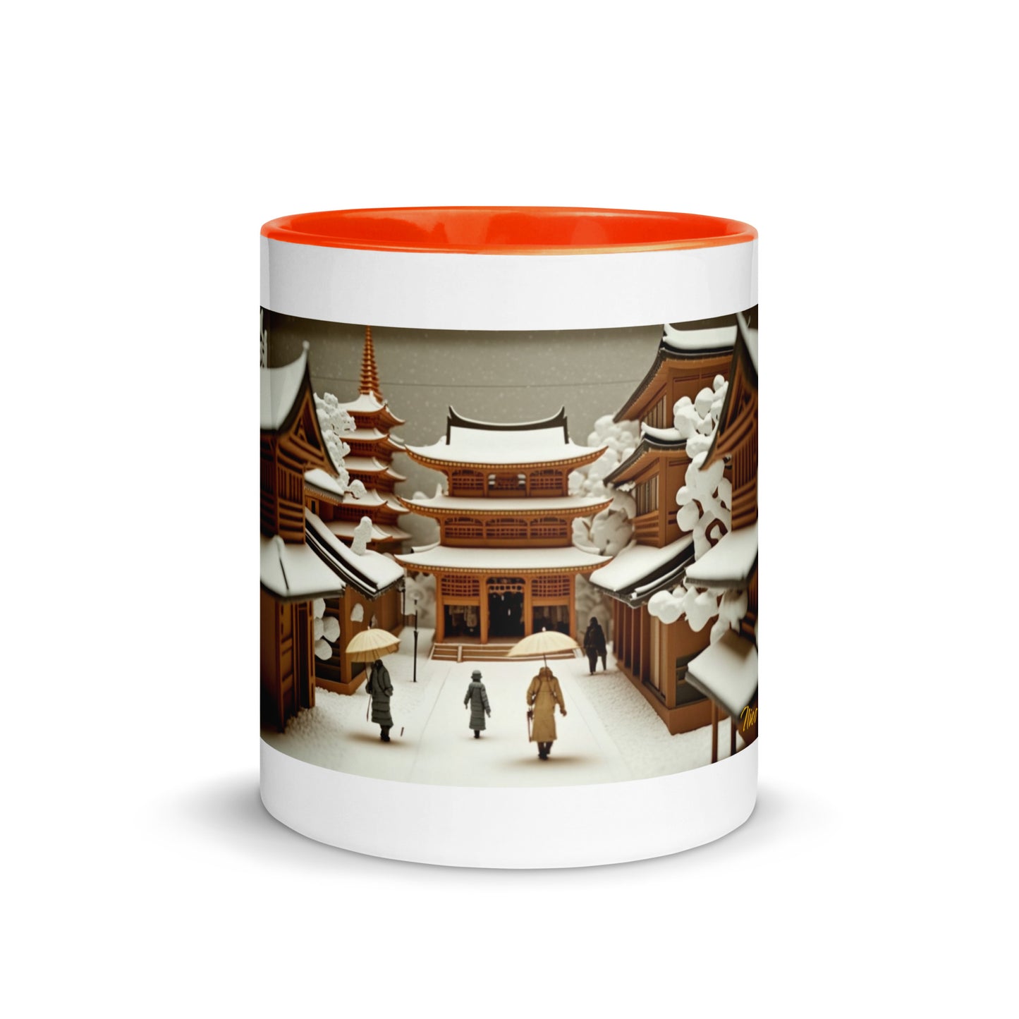 Asian Snow Series Print #10 - Mug with Color Inside