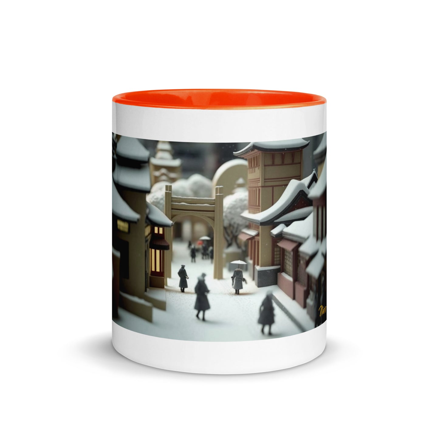 Asian Snow Series Print #9 - Mug with Color Inside