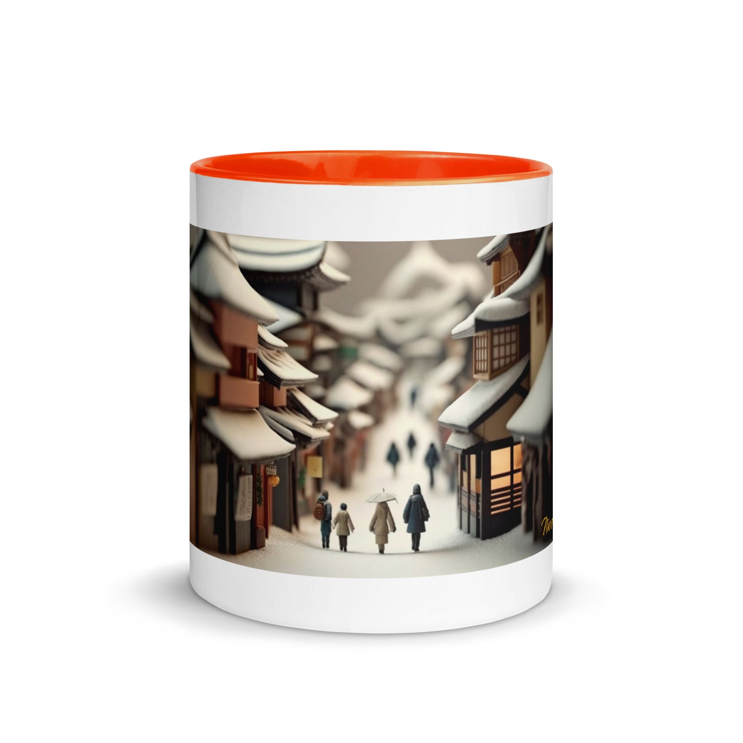 Asian Snow Series Print #6 - Mug with Color Inside