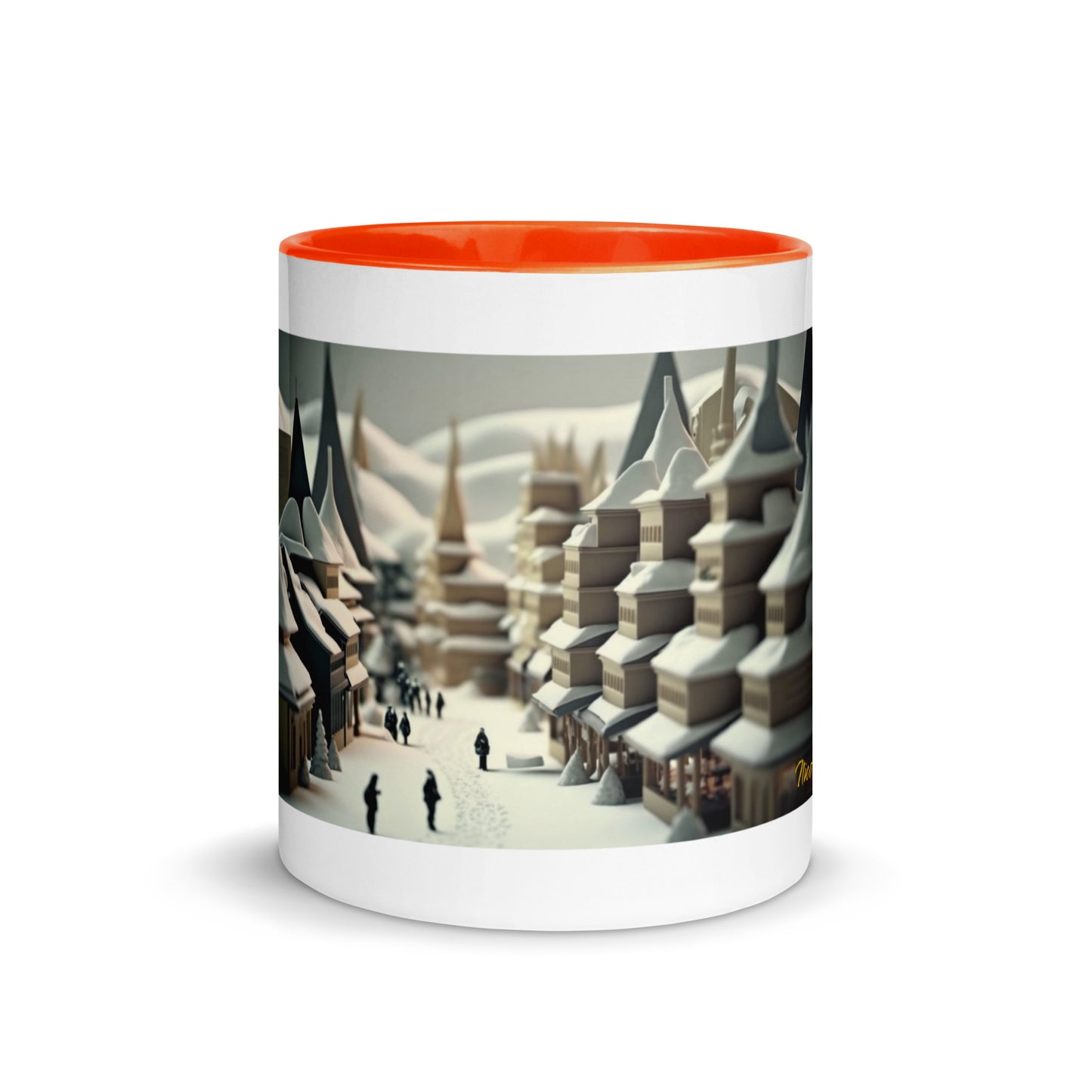 Asian Snow Series Print #1 - Mug with Color Inside