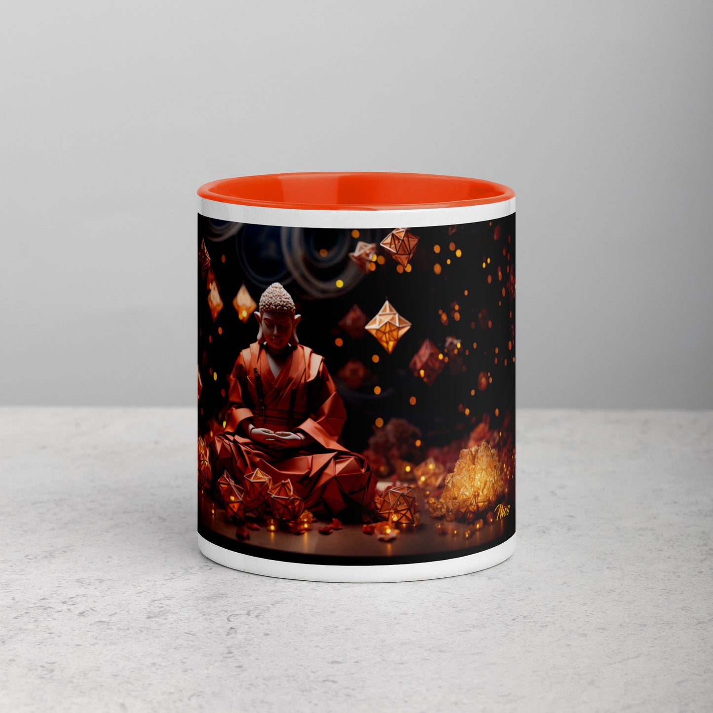 Ascending Buddha Series Print #7 - Mug with Color Inside