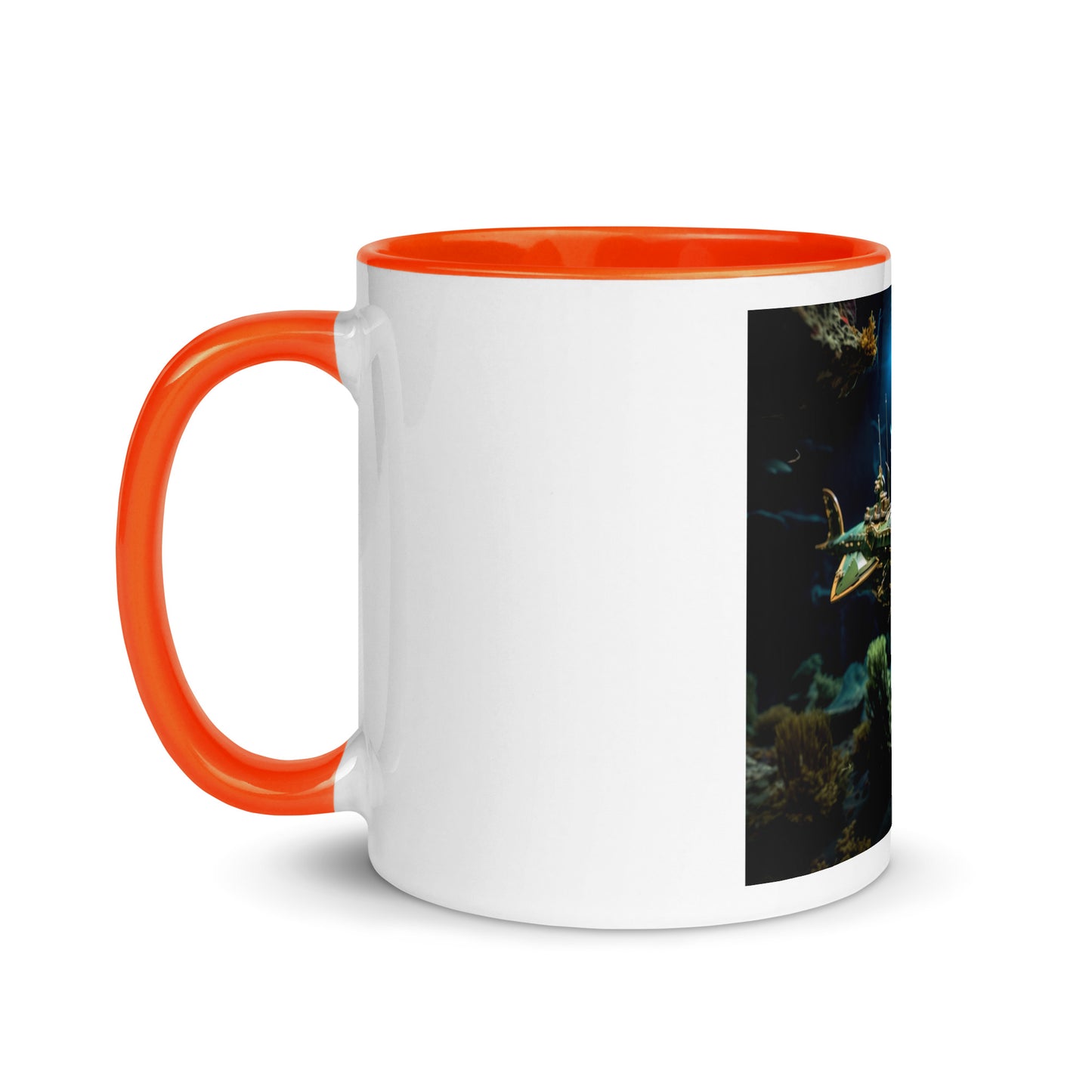 20,000 Leagues Under The Sea Series Print #1 - Mug with Color Inside