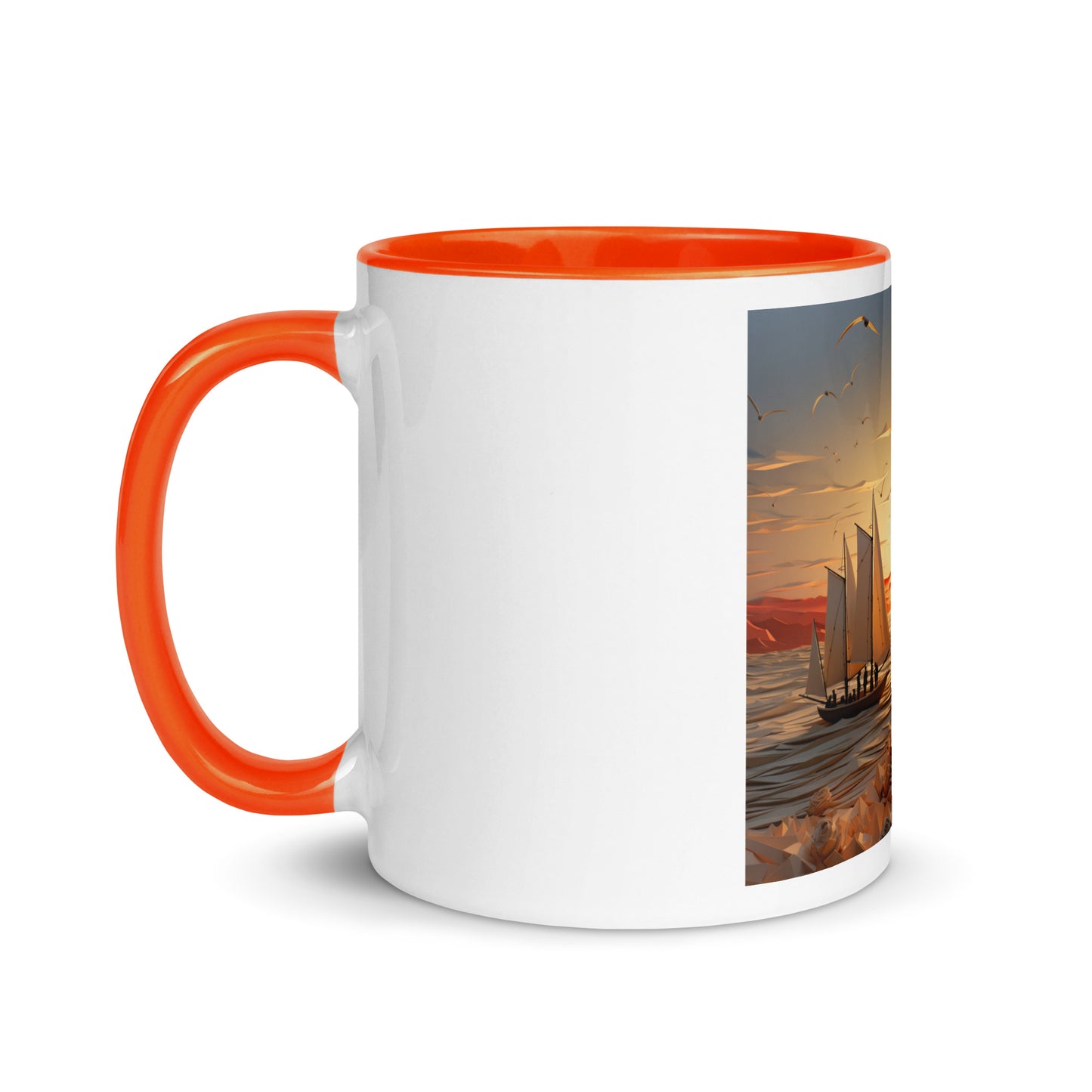 Into The Sunset Series Print #10 - Mug with Color Inside