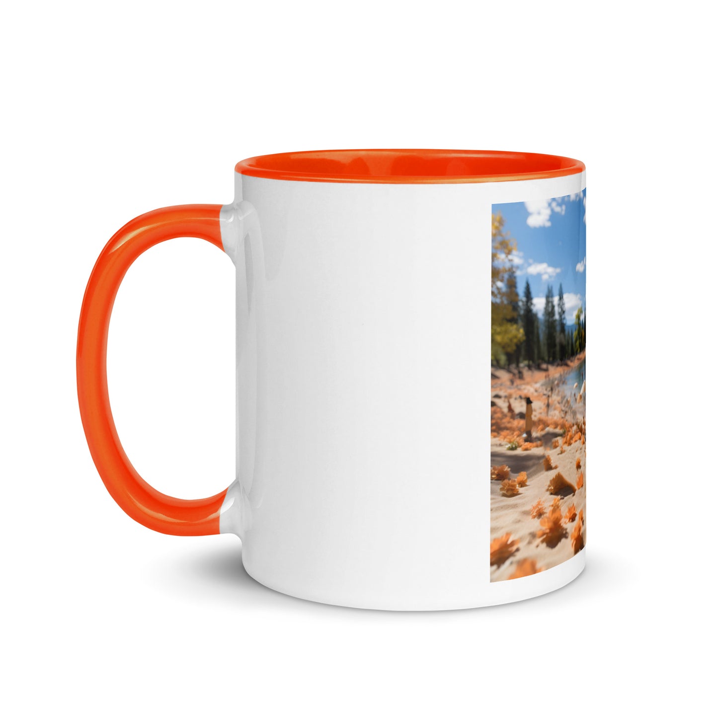 Atop The Mountain Lakeshore Series Print #8 - Mug with Color Inside