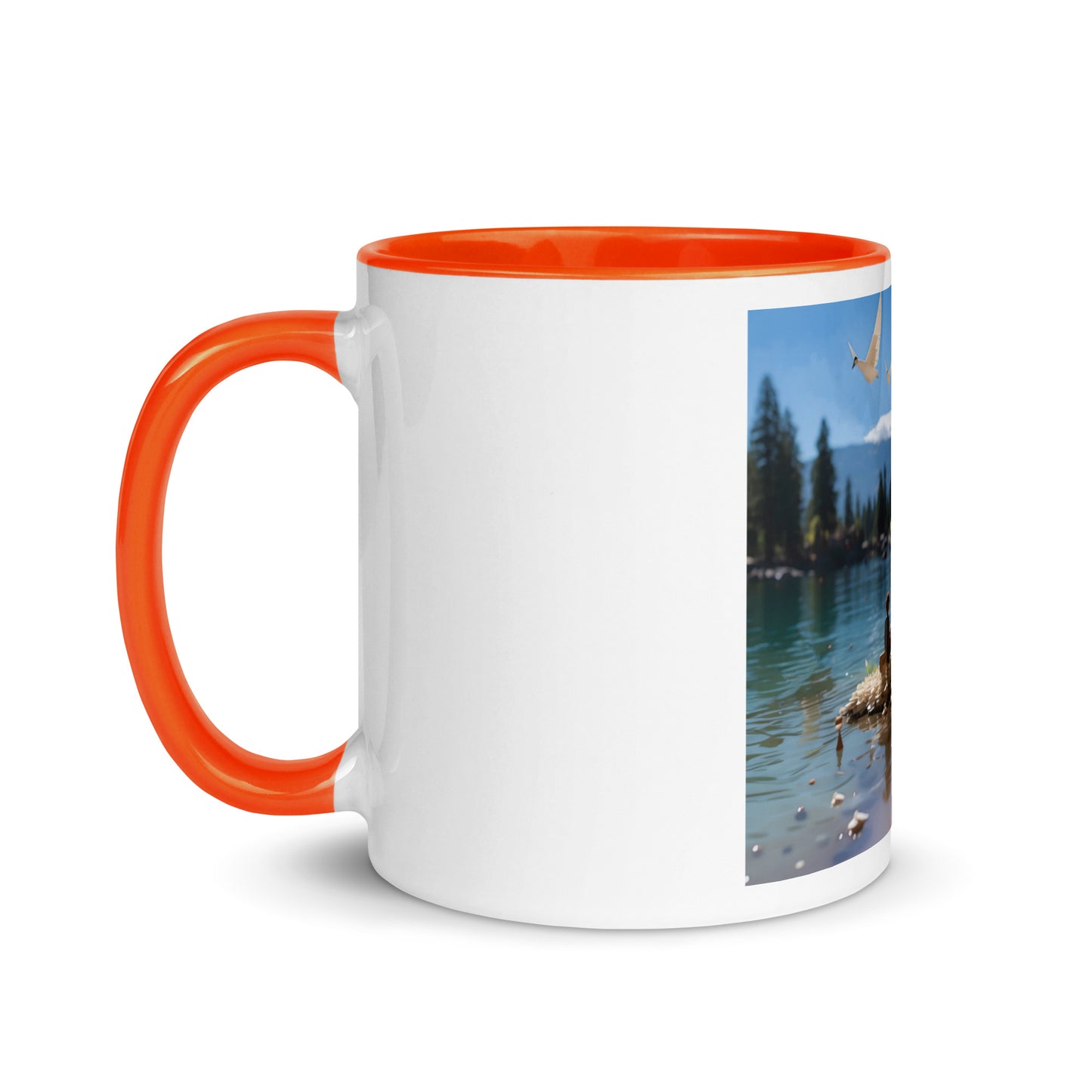 Atop The Mountain Lakeshore Series Print #7 - Mug with Color Inside