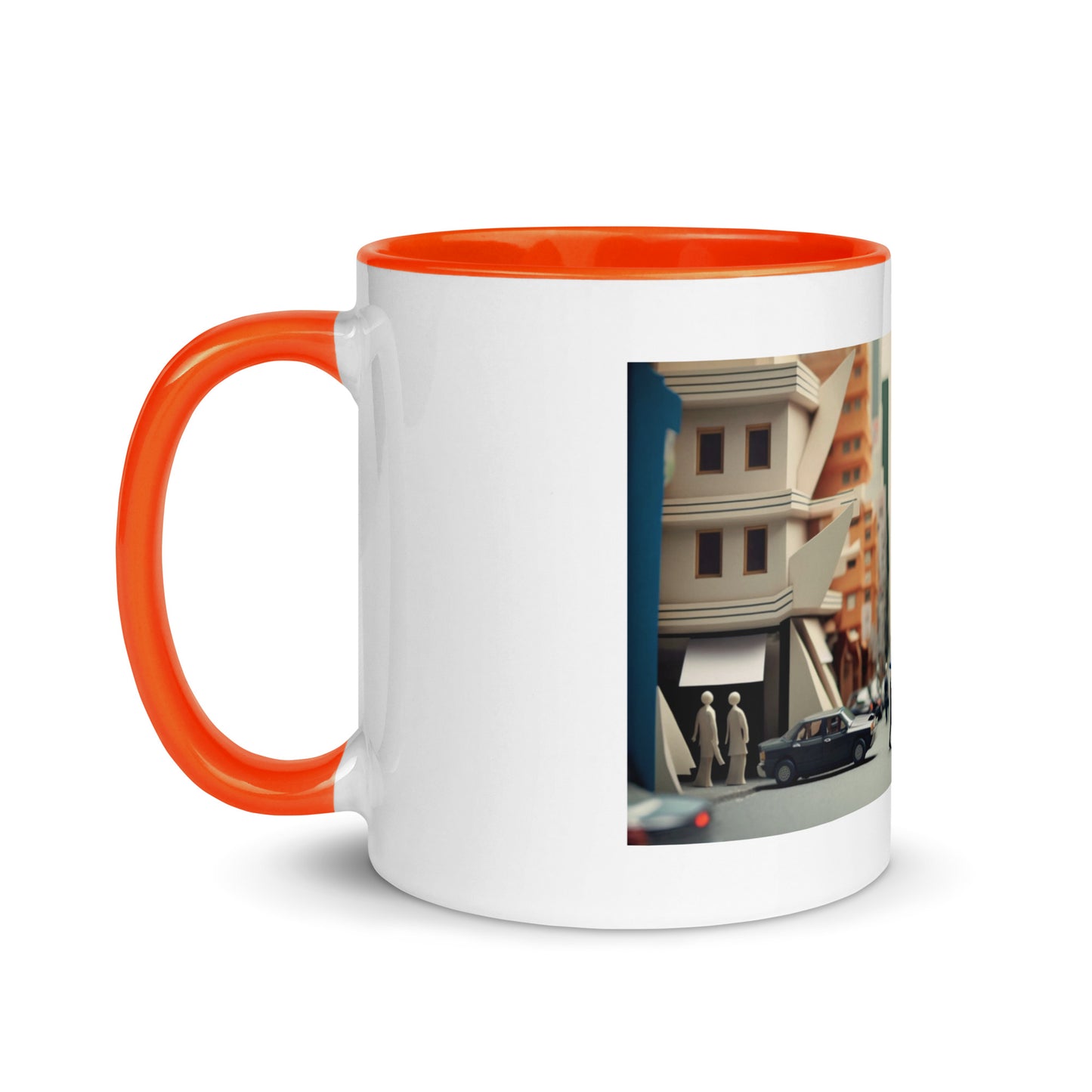 Via The Metropolis Series Print #7 - Mug with Color Inside