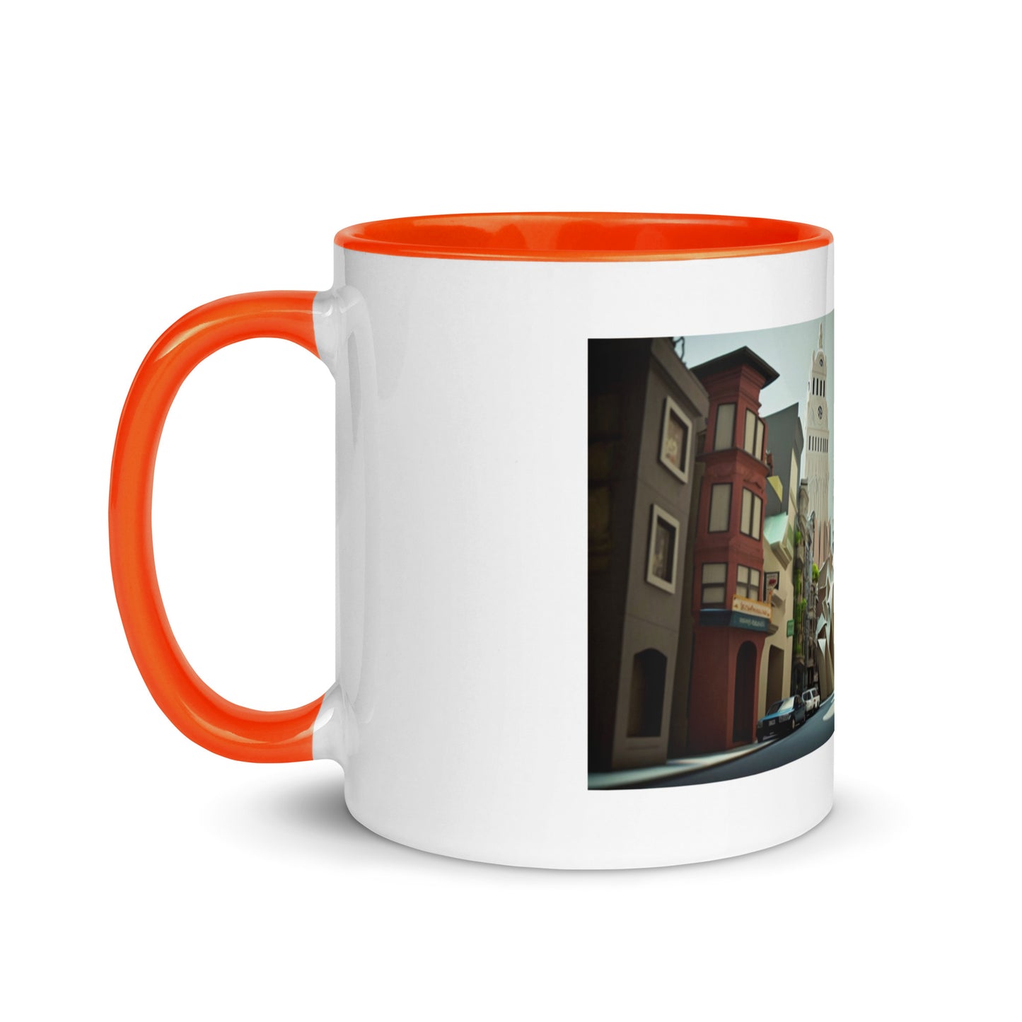 Via The Metropolis Series Print #1 - Mug with Color Inside