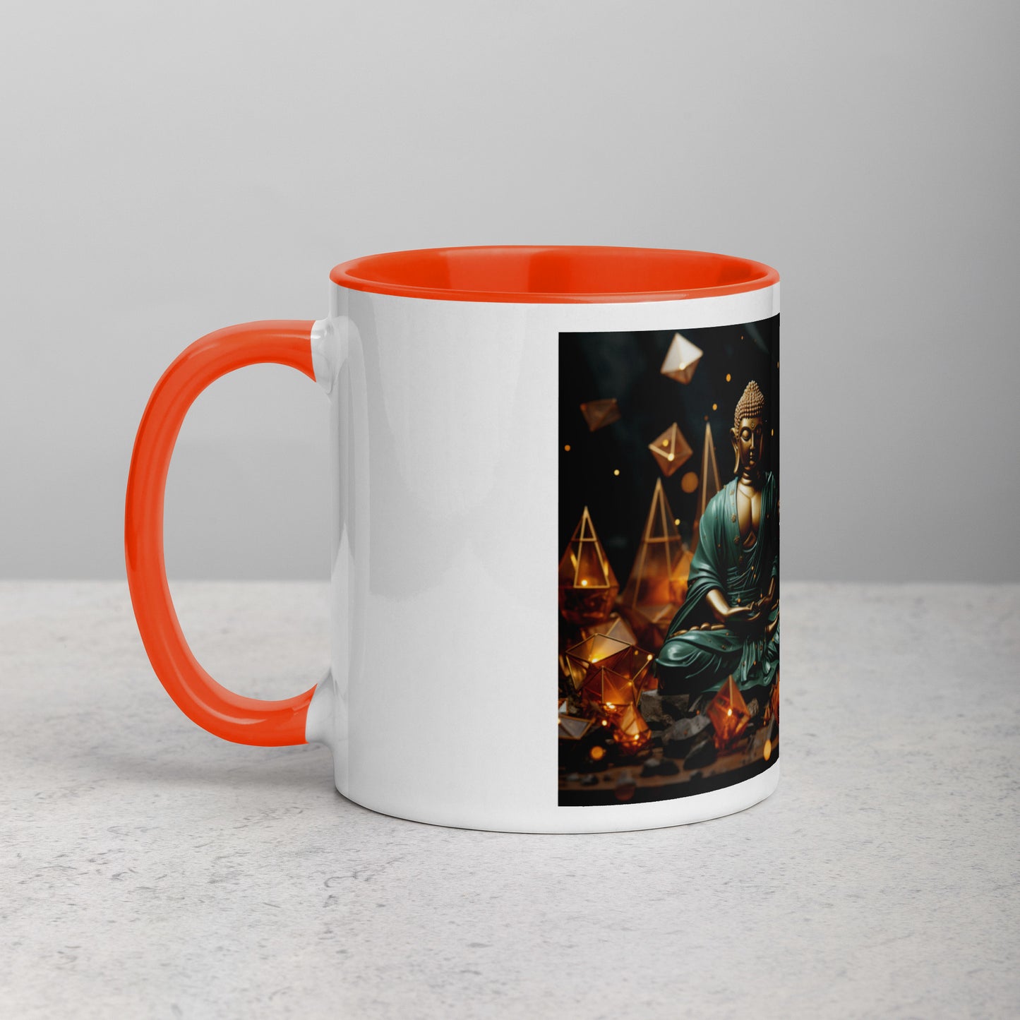 Ascending Buddha Series Print #4 - Mug with Color Inside