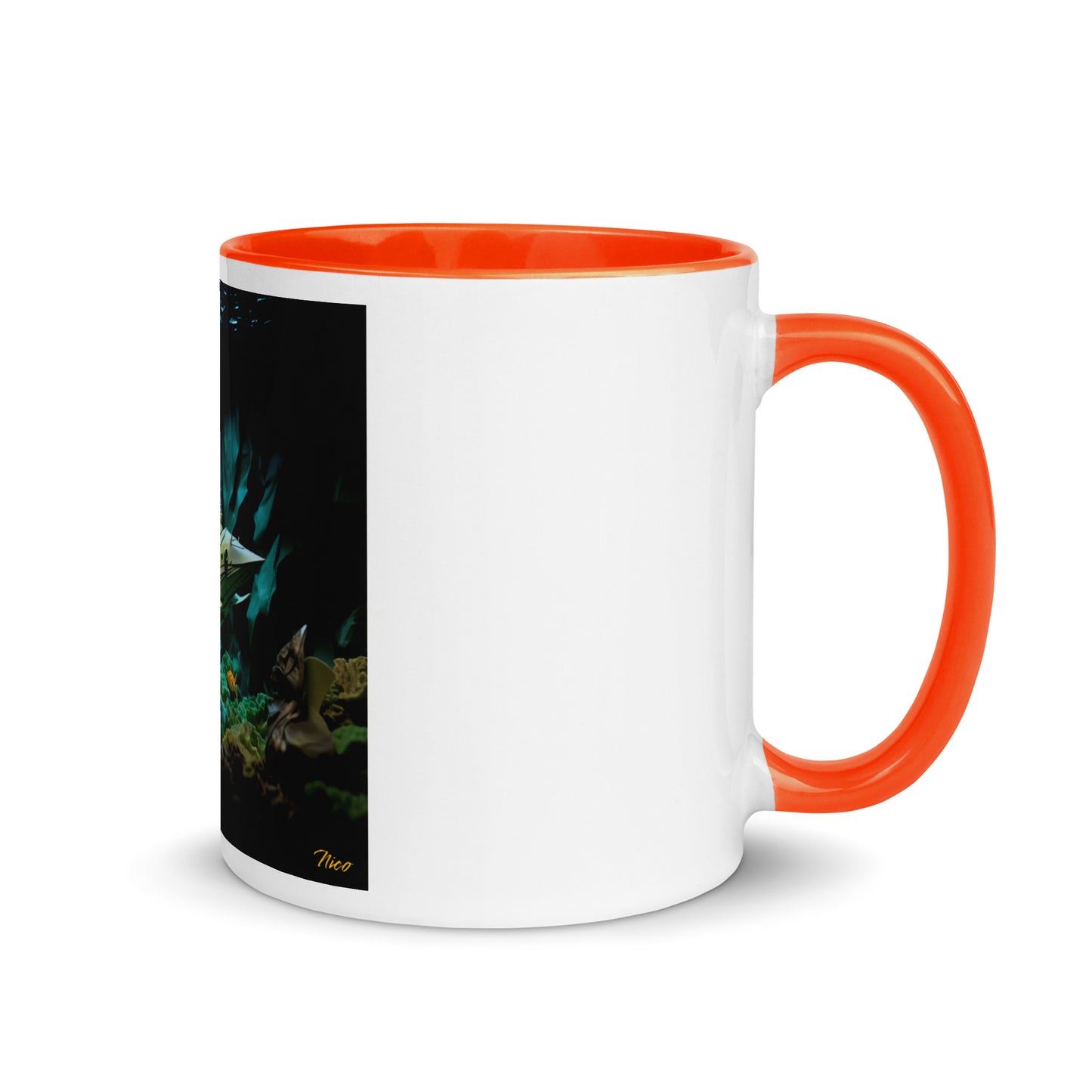 20,000 Leagues Under The Sea Series Print #8 - Mug with Color Inside