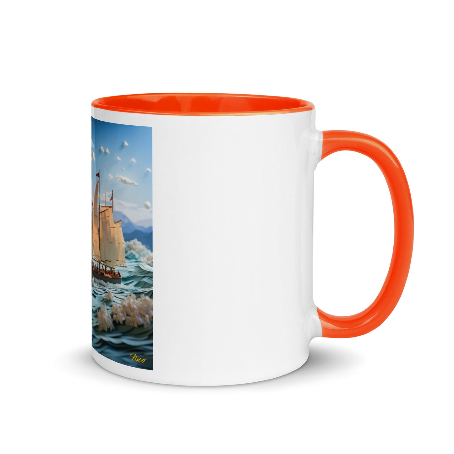 Into The Sunset Series Print #2 - Mug with Color Inside