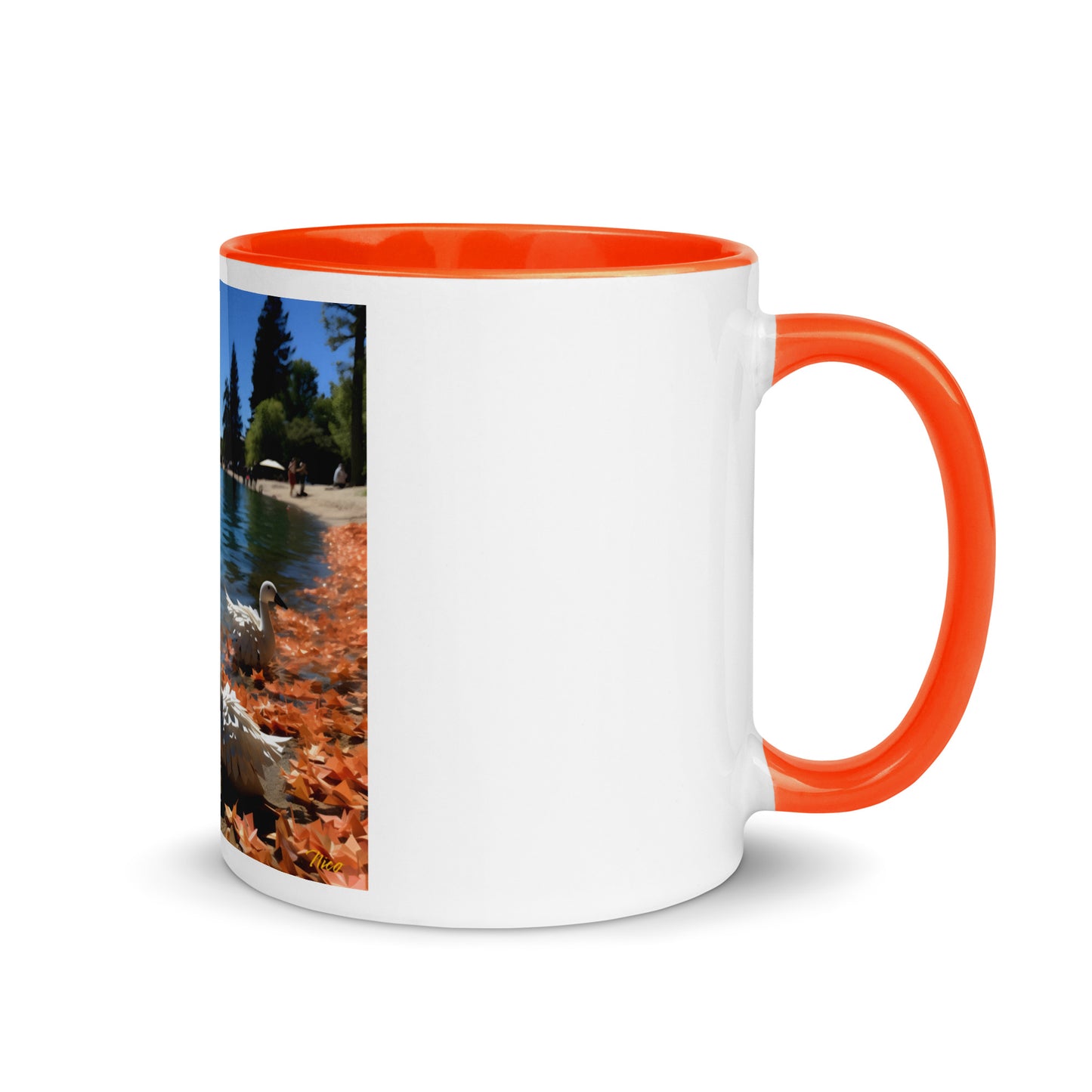 Atop The Mountain Lakeshore Series Print #2 - Mug with Color Inside