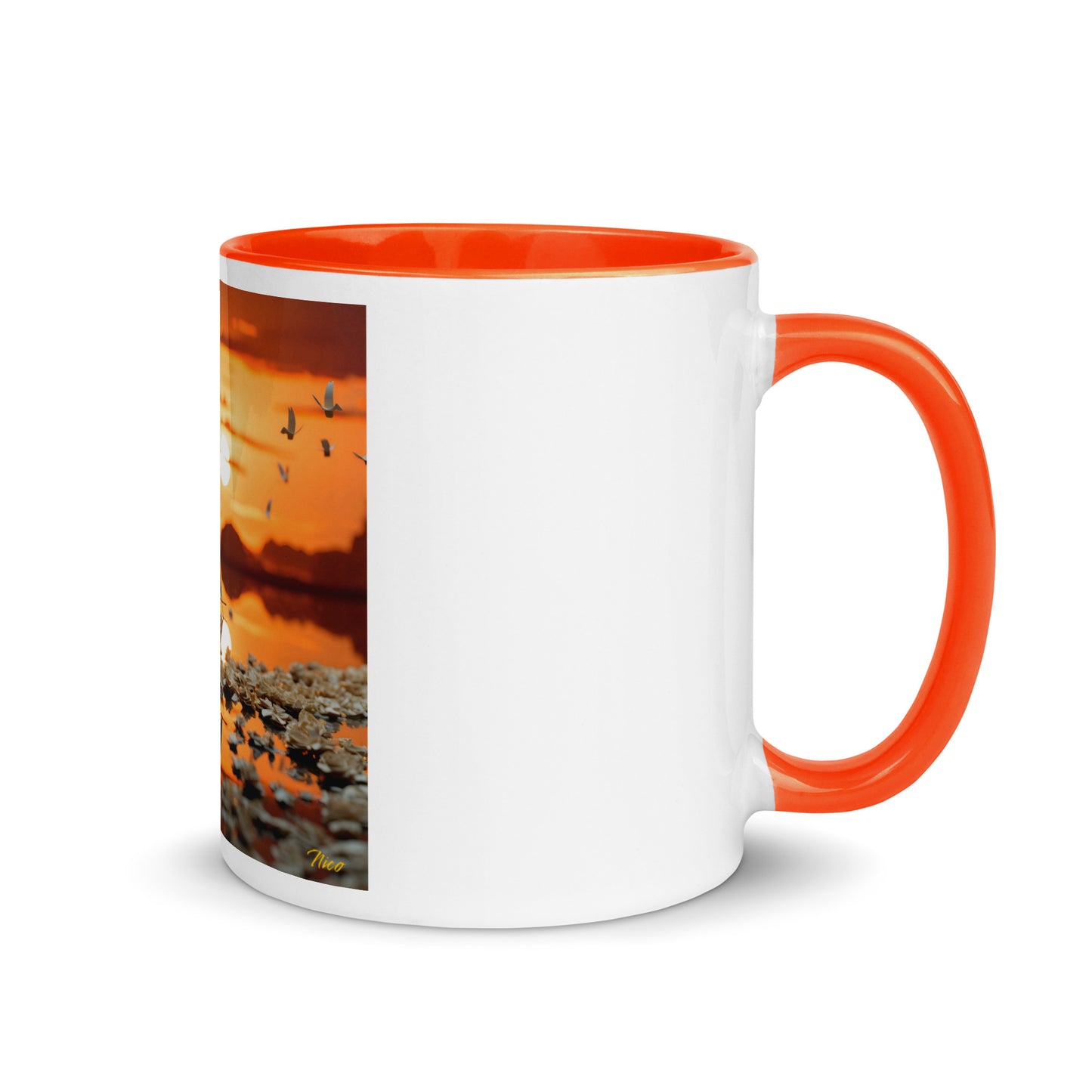 Into The Sunset Series Print #9 - Mug with Color Inside