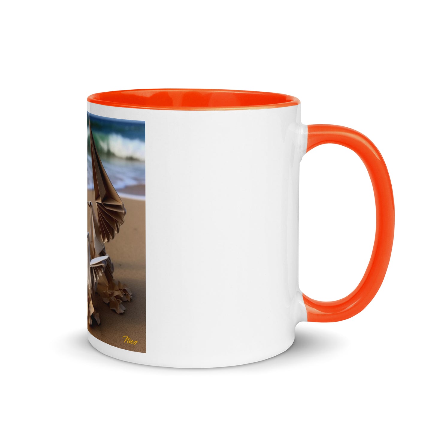 By The Seaside Series Print #1 - Mug with Color Inside