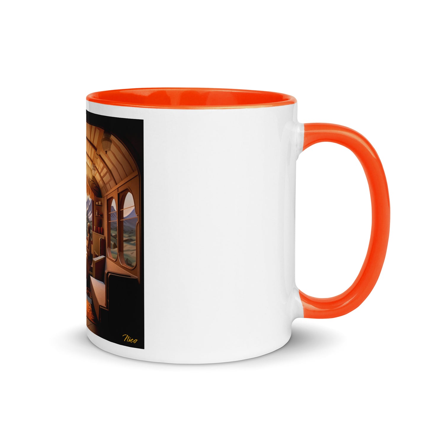 Orient Express Series Print #10 - Mug with Color Inside