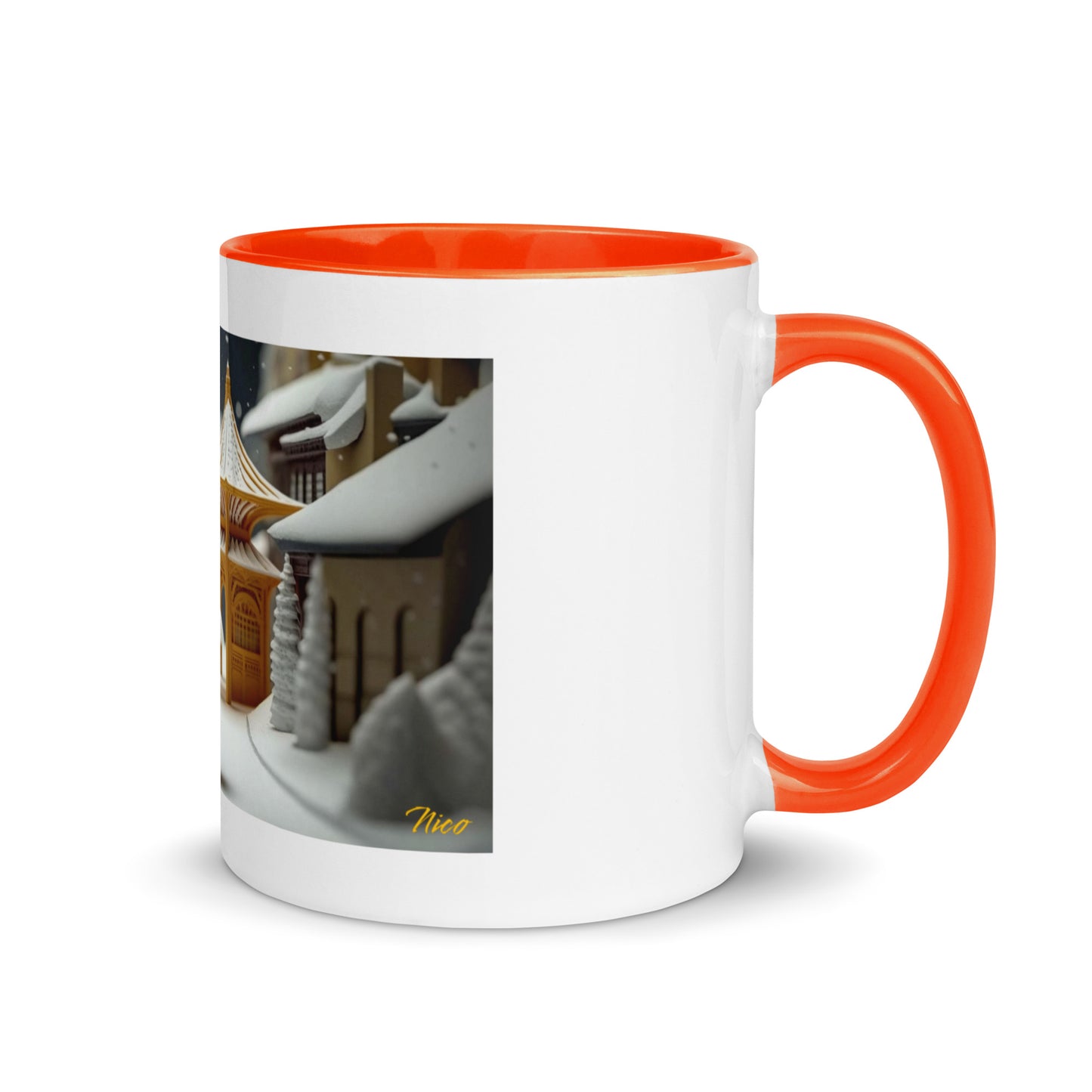 Asian Snow Series Print #5 - Mug with Color Inside