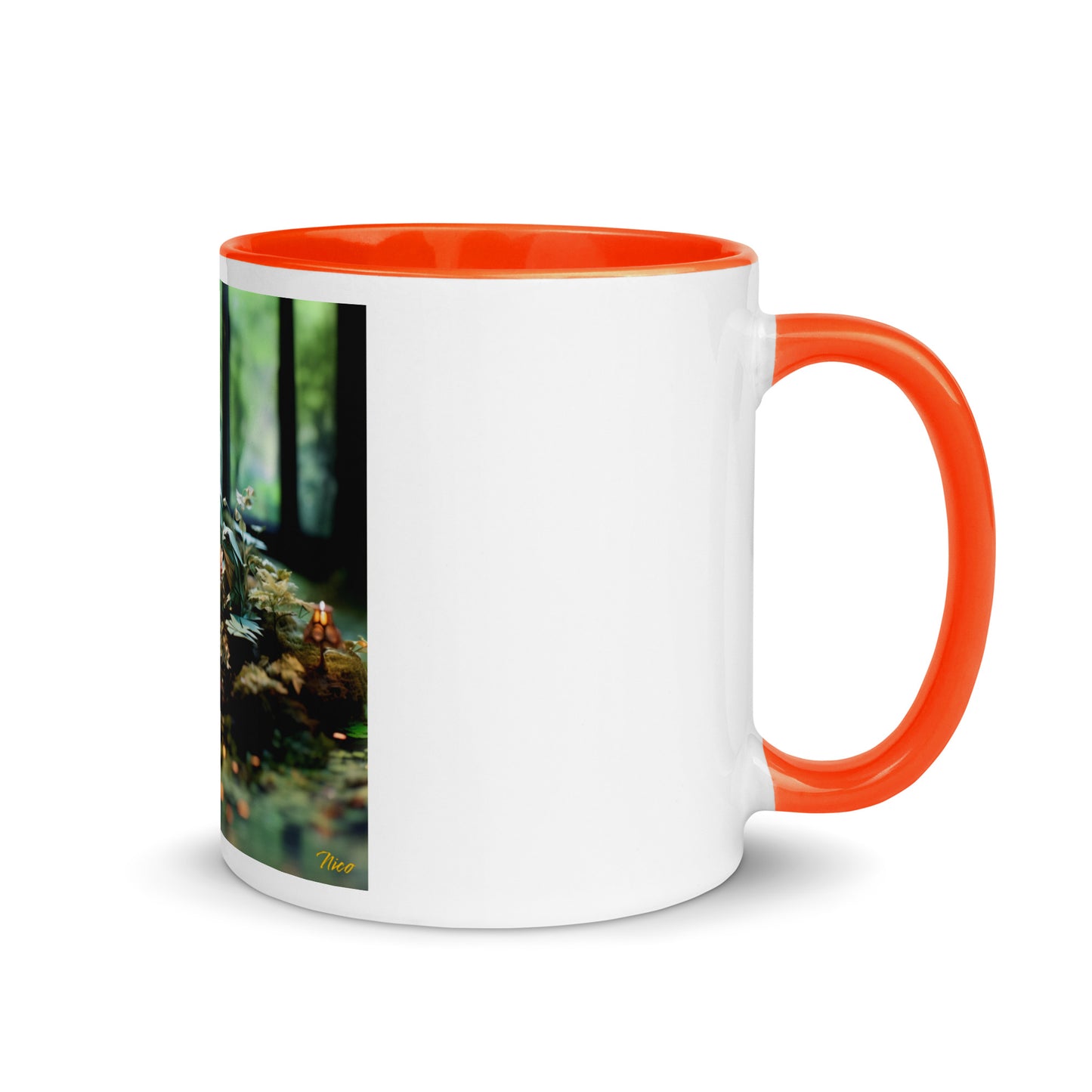 Relaxing By The Brook Series Print #1 - Mug with Color Inside