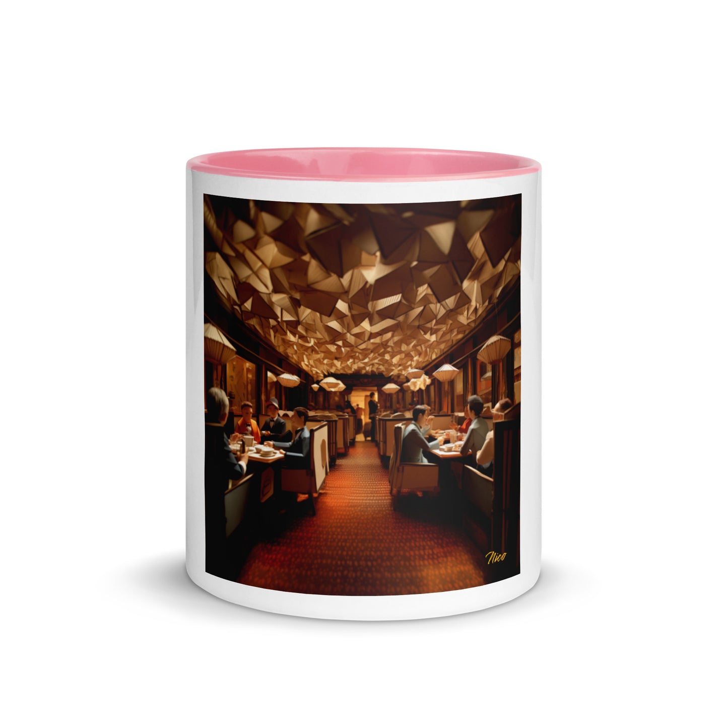 Oriient Express Series Print #2 Mug with Color Inside