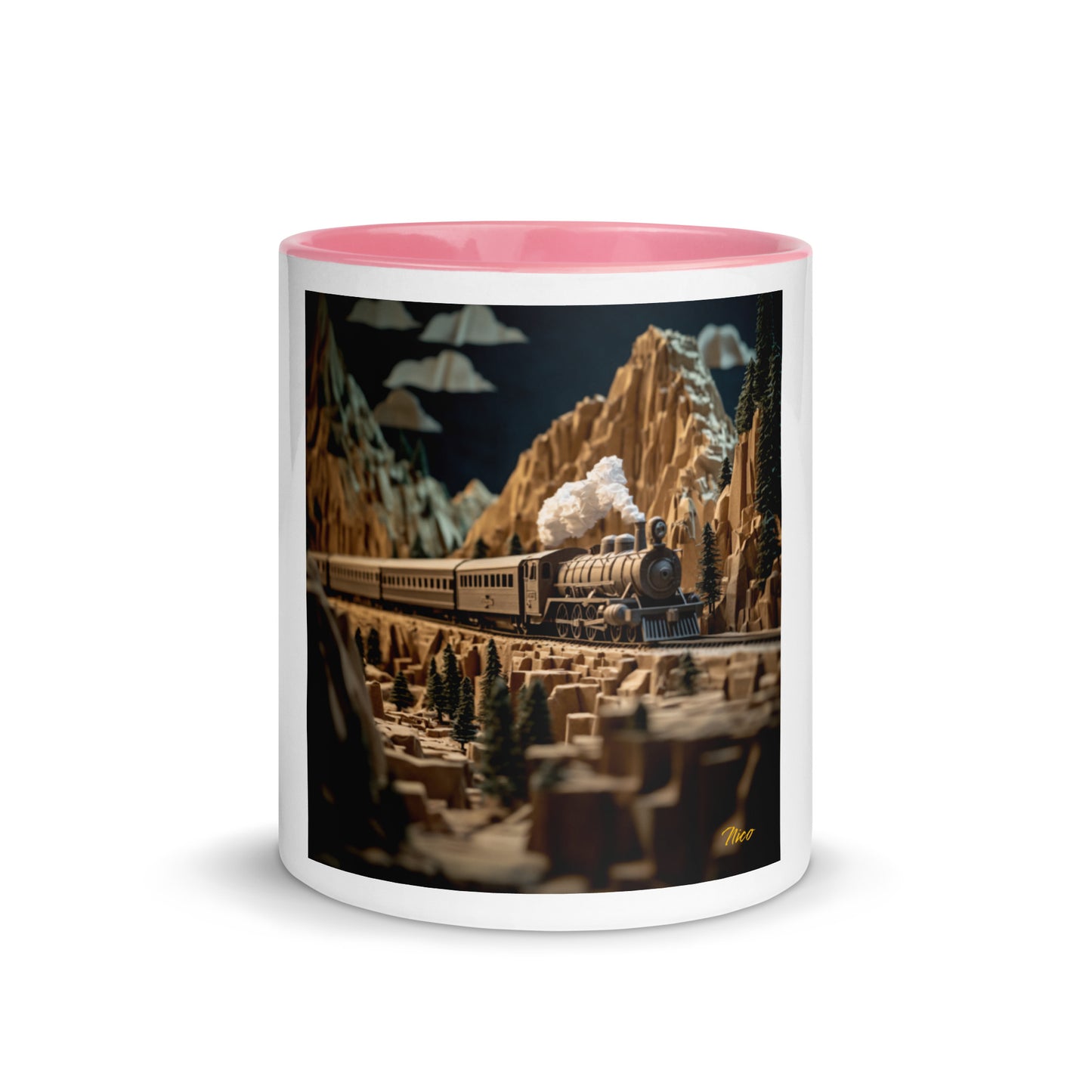 Orient Express Series Print #9 Mug with Color Inside