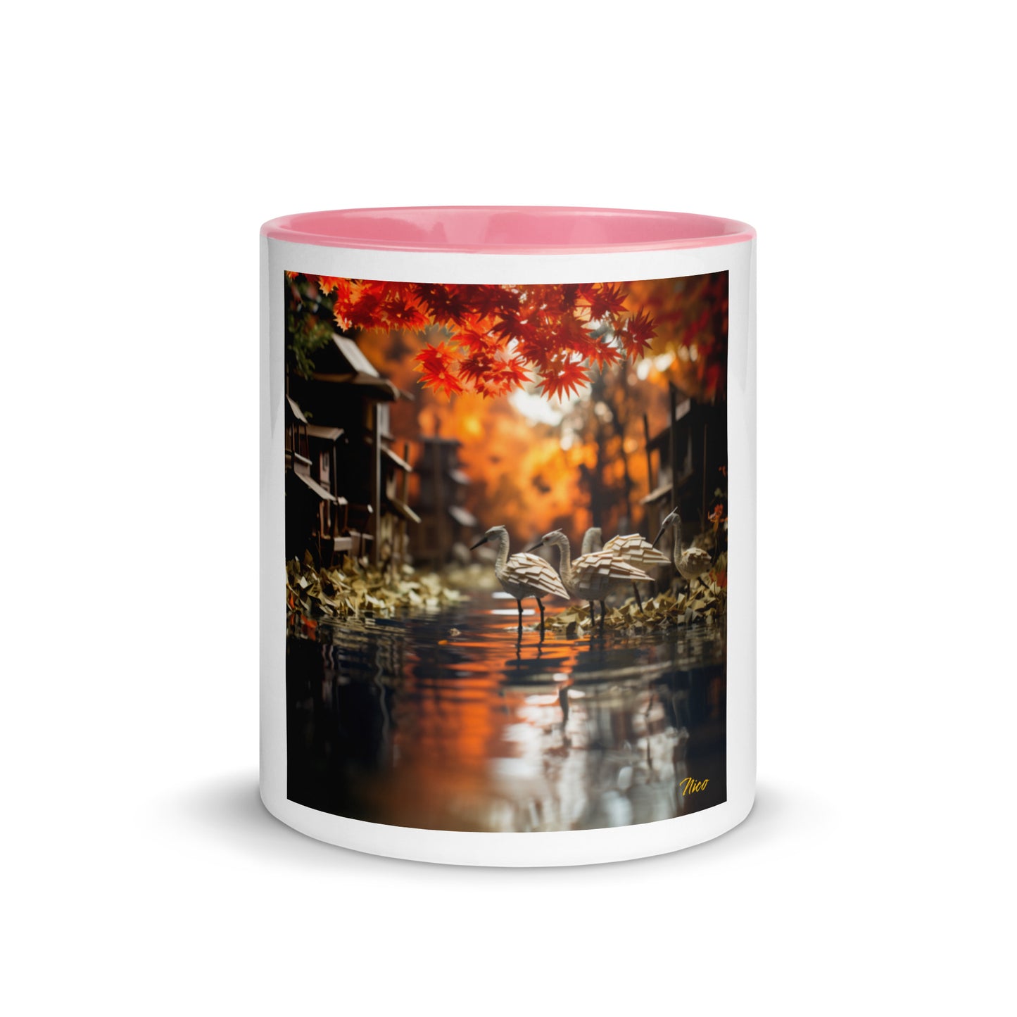 Born On A Bayou Print #8 Mug with Color Inside