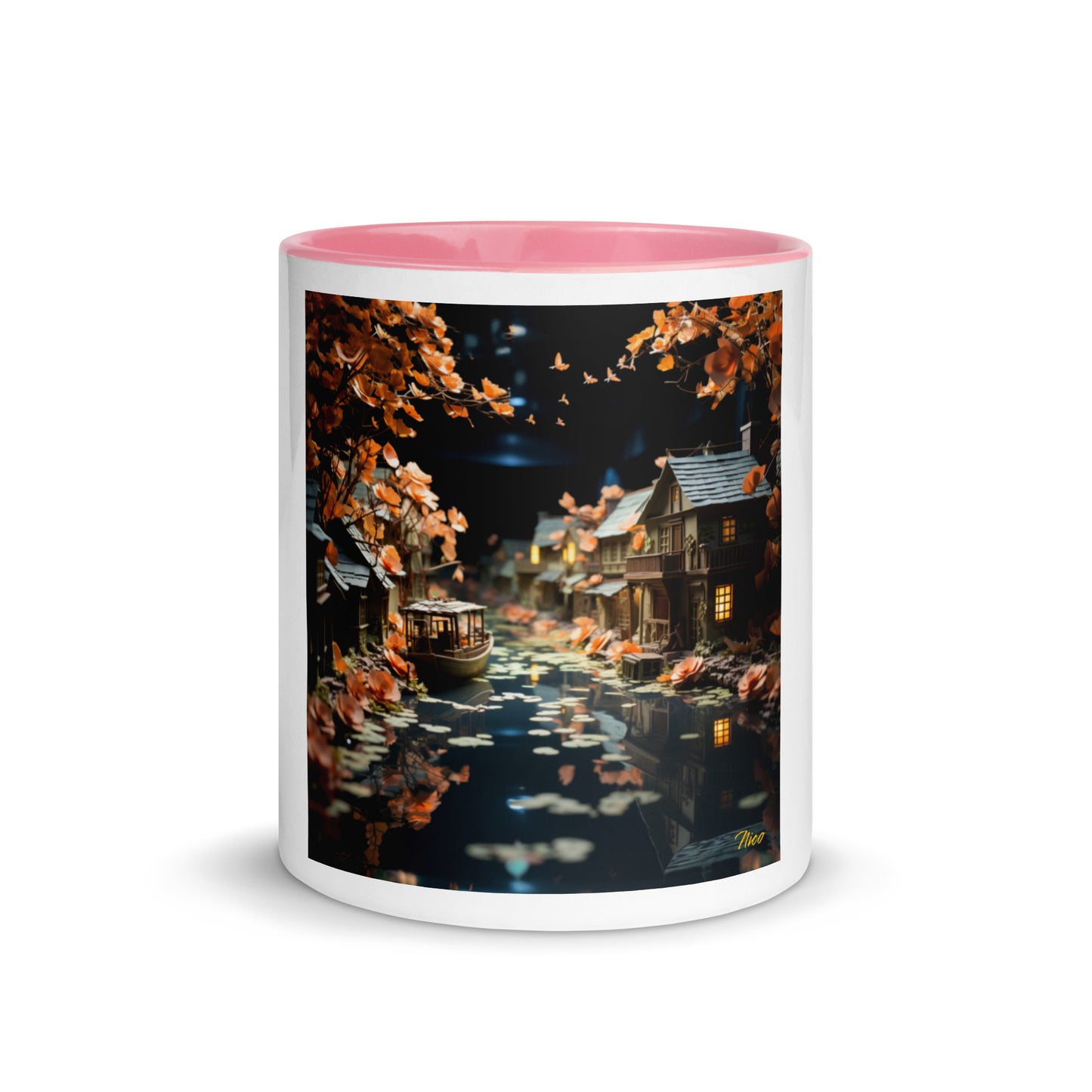 Born On A Bayou Print #7 Mug with Color Inside