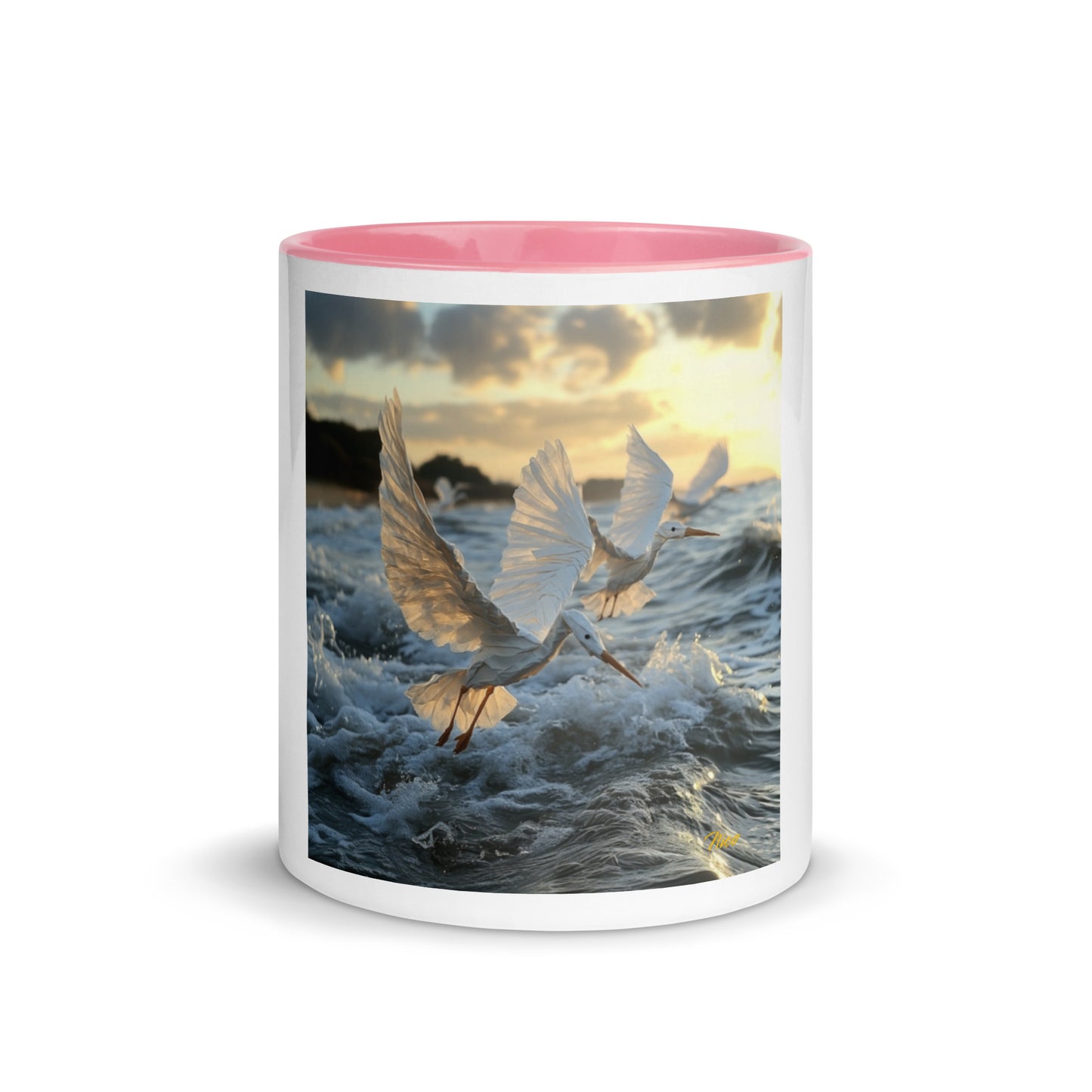 By The Seaside Series Print #10 - Mug with Color Inside